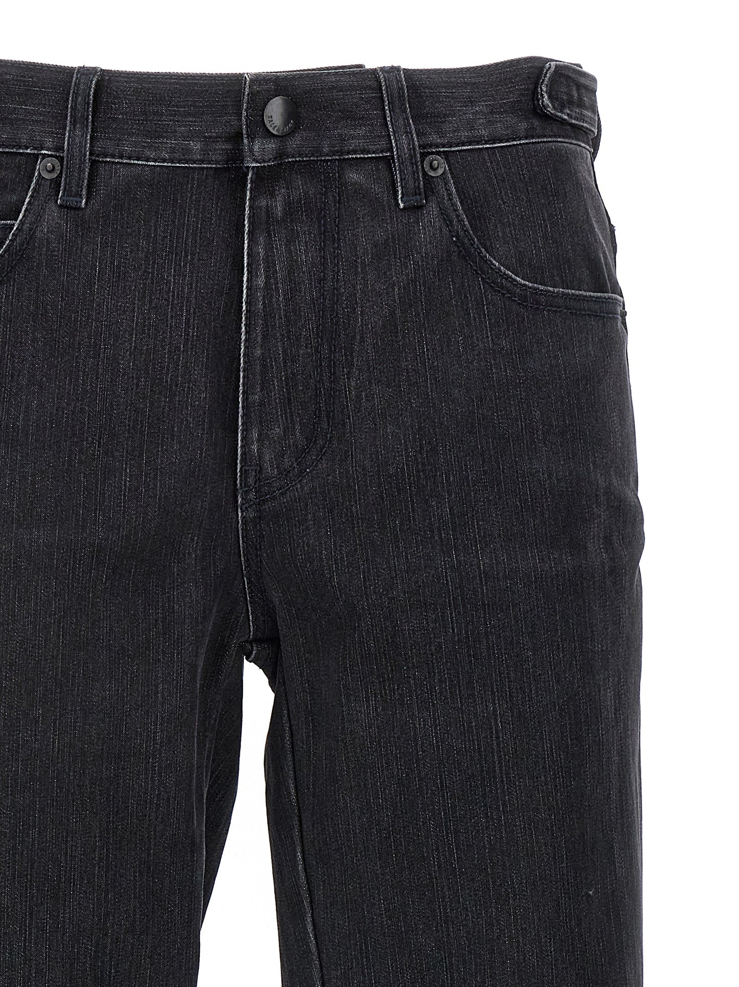 Balenciaga Black Cotton Flared Jeans
