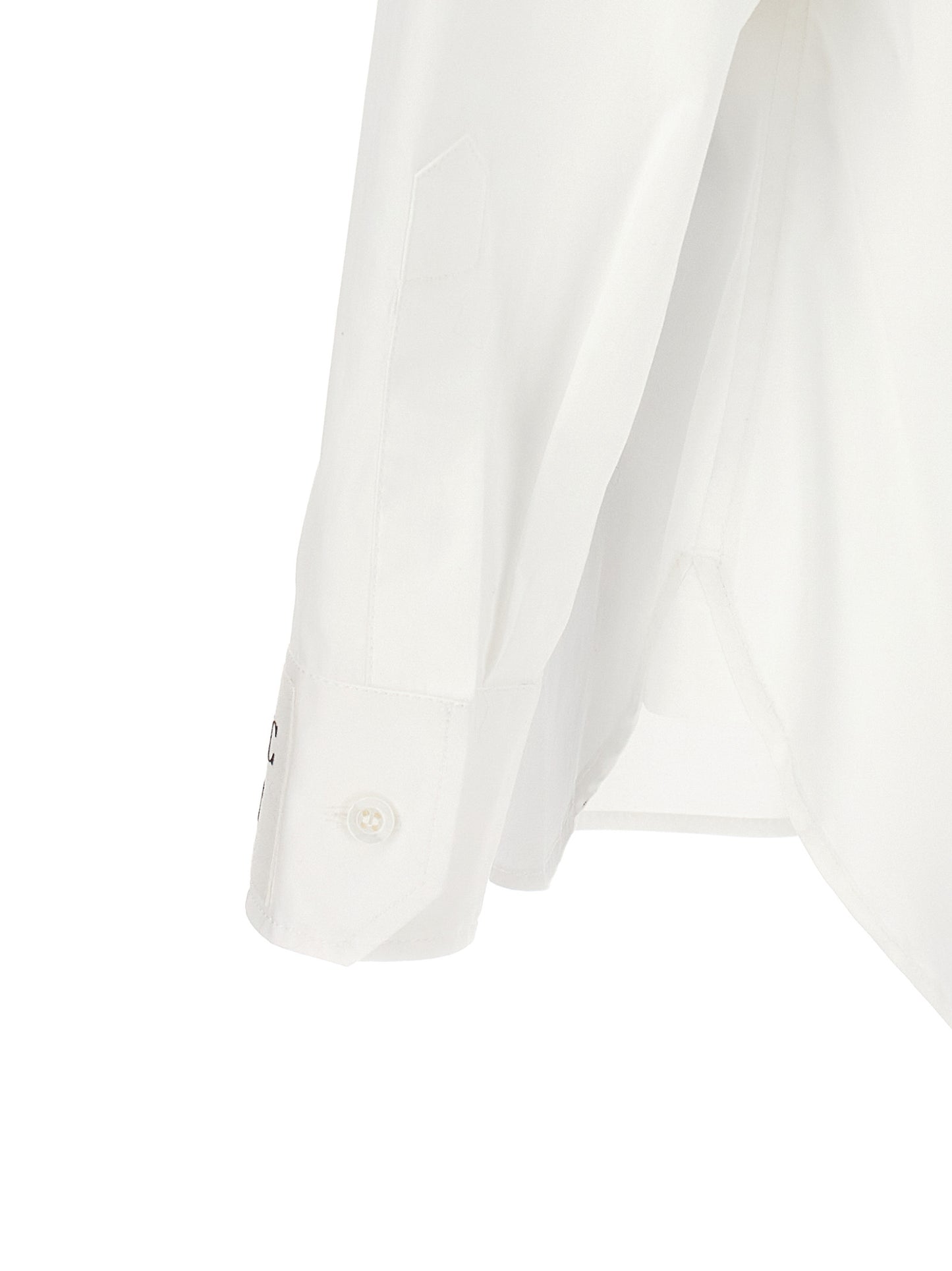 Moschino White Cotton Blouse