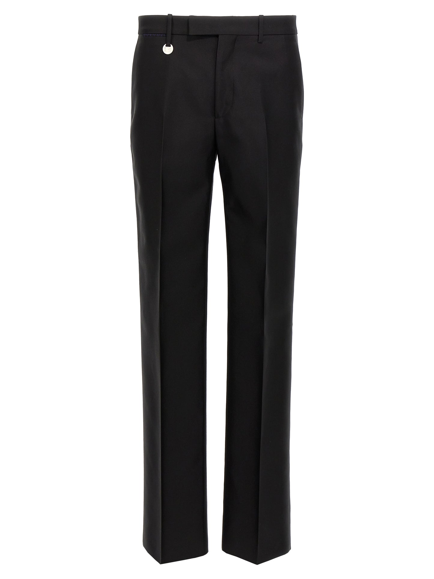 Burberry Black Virgin Wool Dress Pants