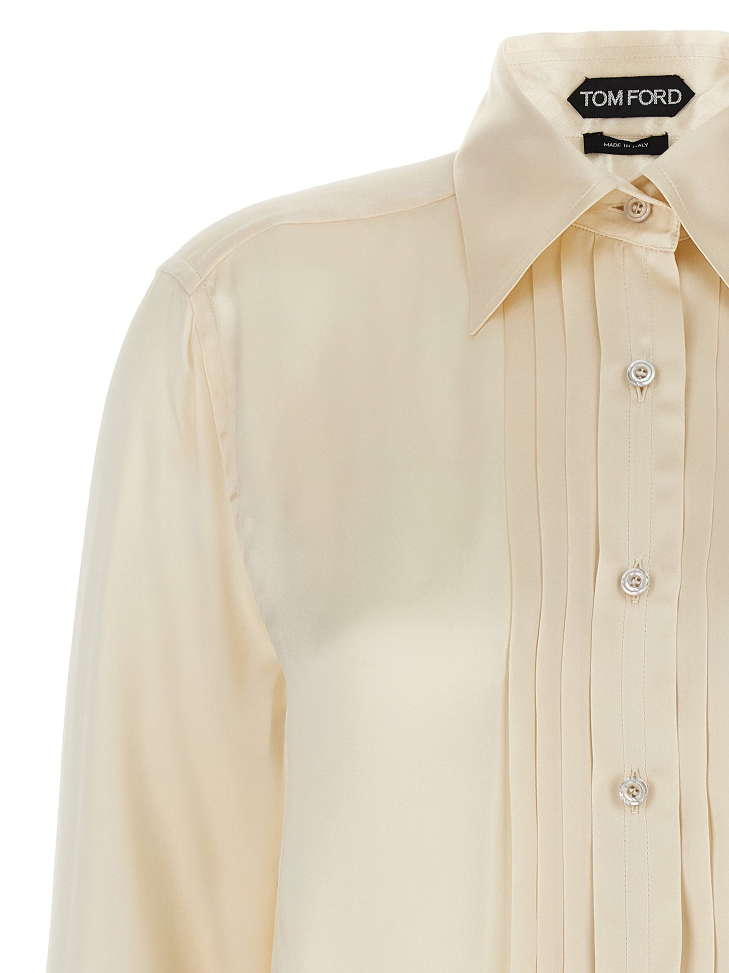 Tom Ford White Silk Blouse
