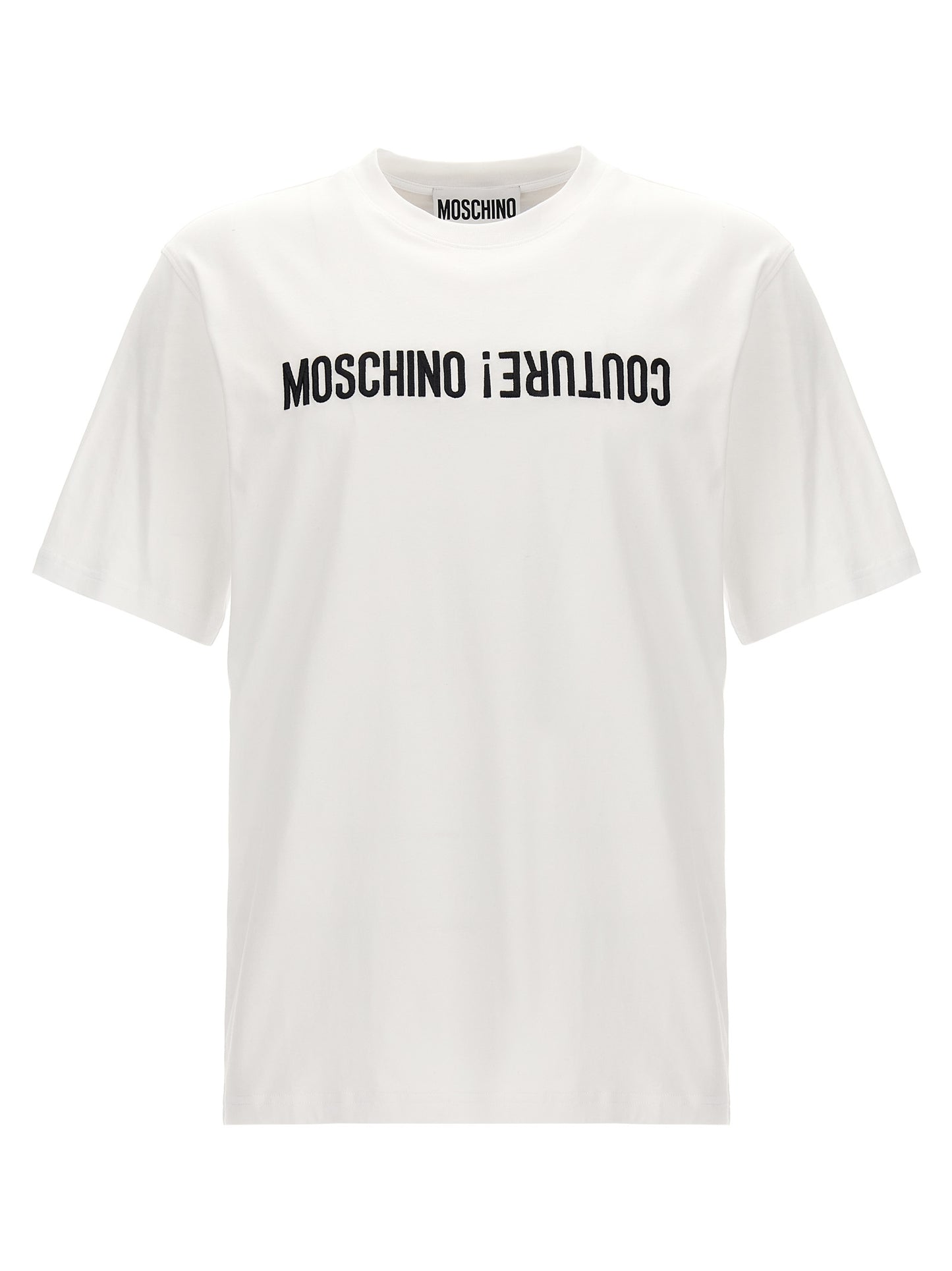 Moschino Bicolor Cotton T-Shirt