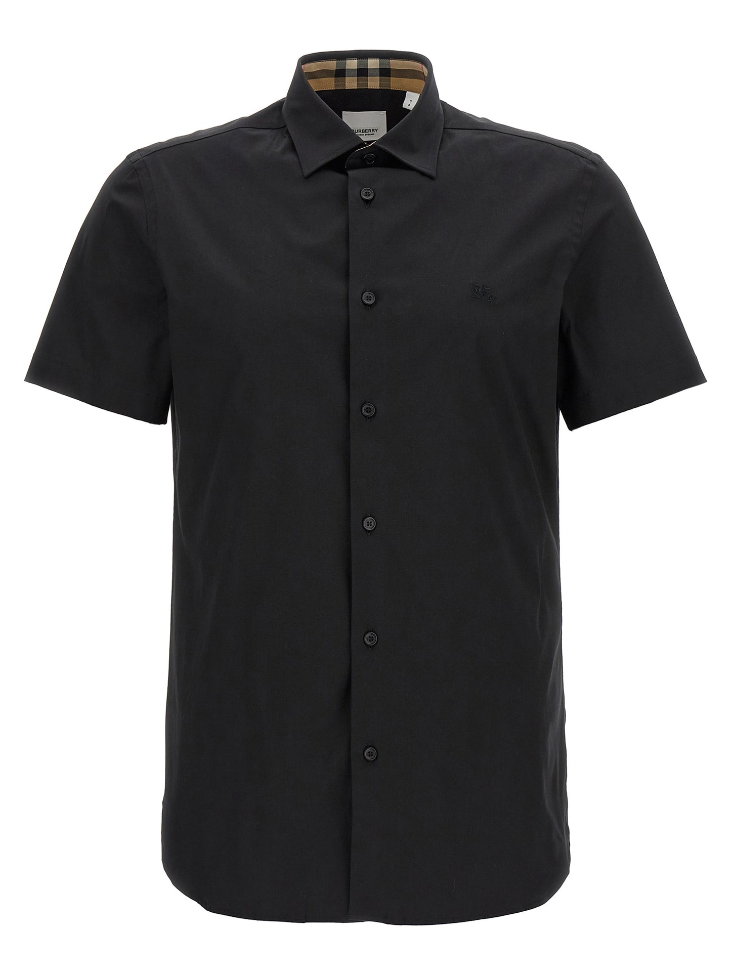 Burberry Black Cotton Blouse