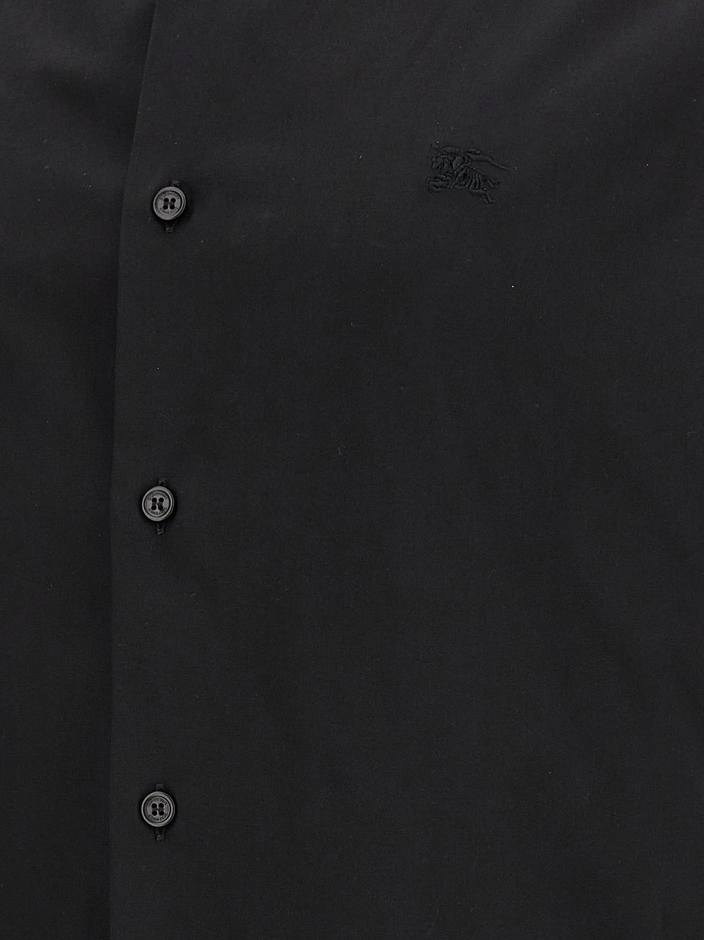 Burberry Black Cotton Blouse