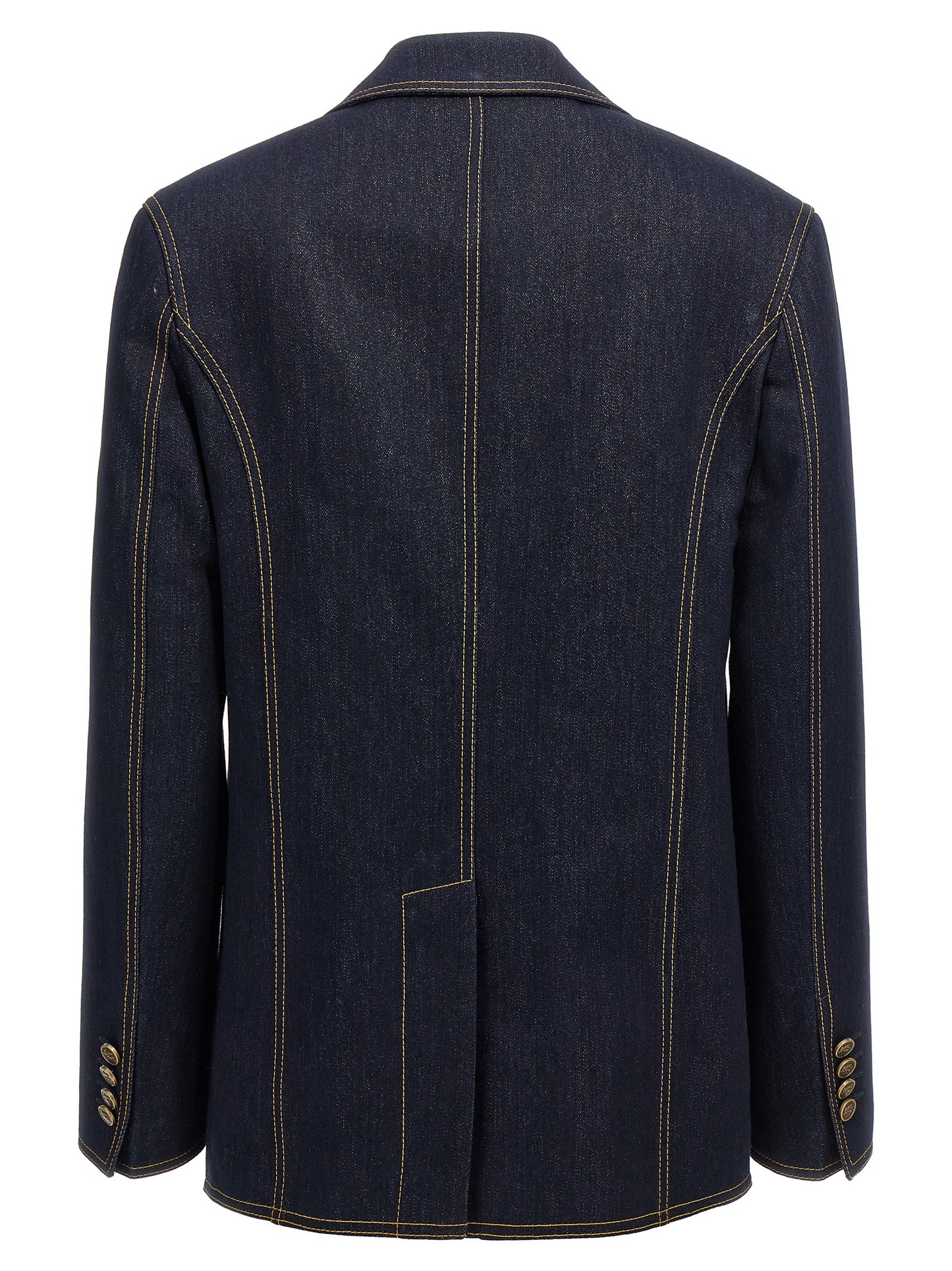Etro Blue Cotton Blazer