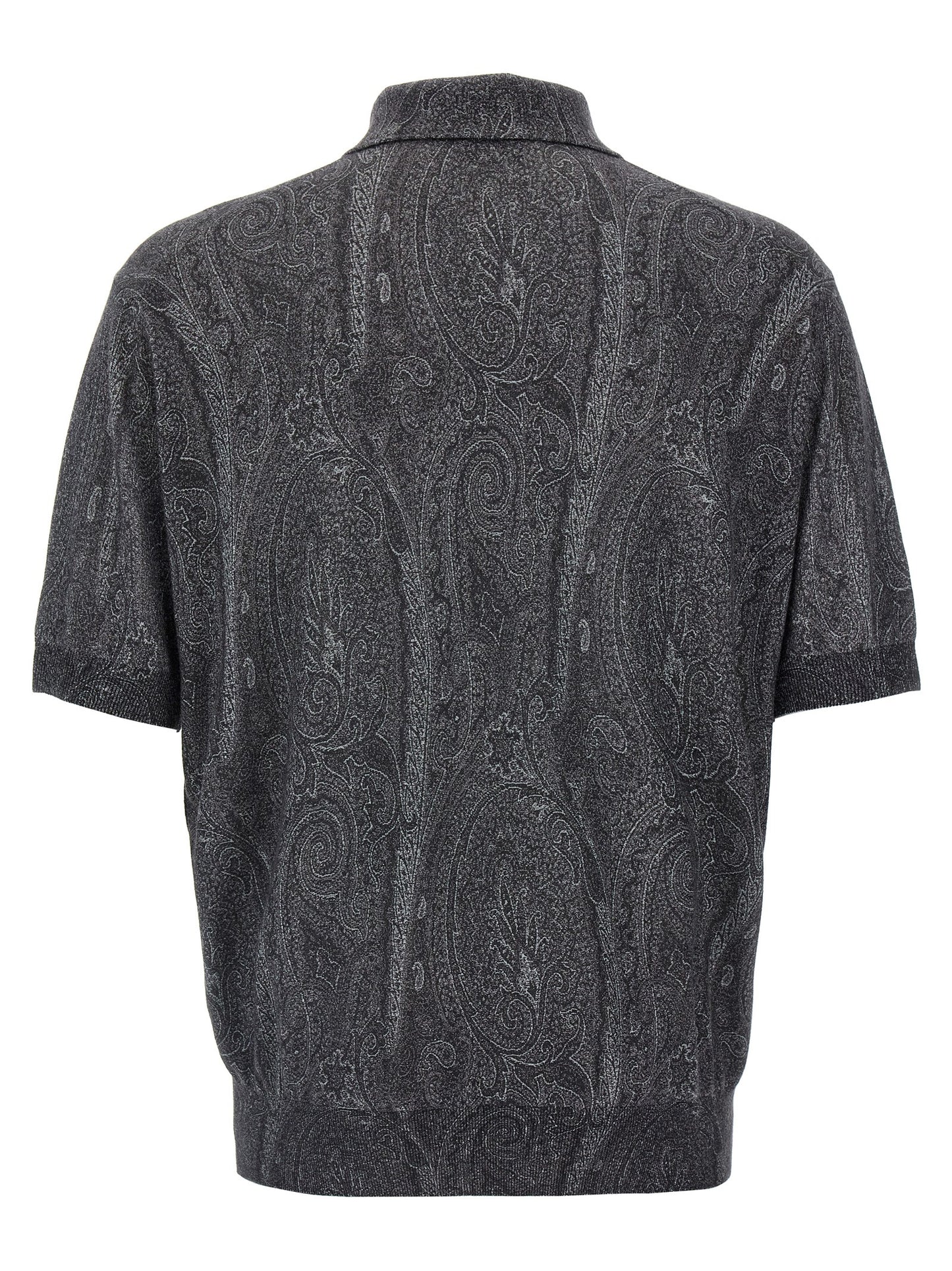 Etro Multicolor Silk Polo Shirt