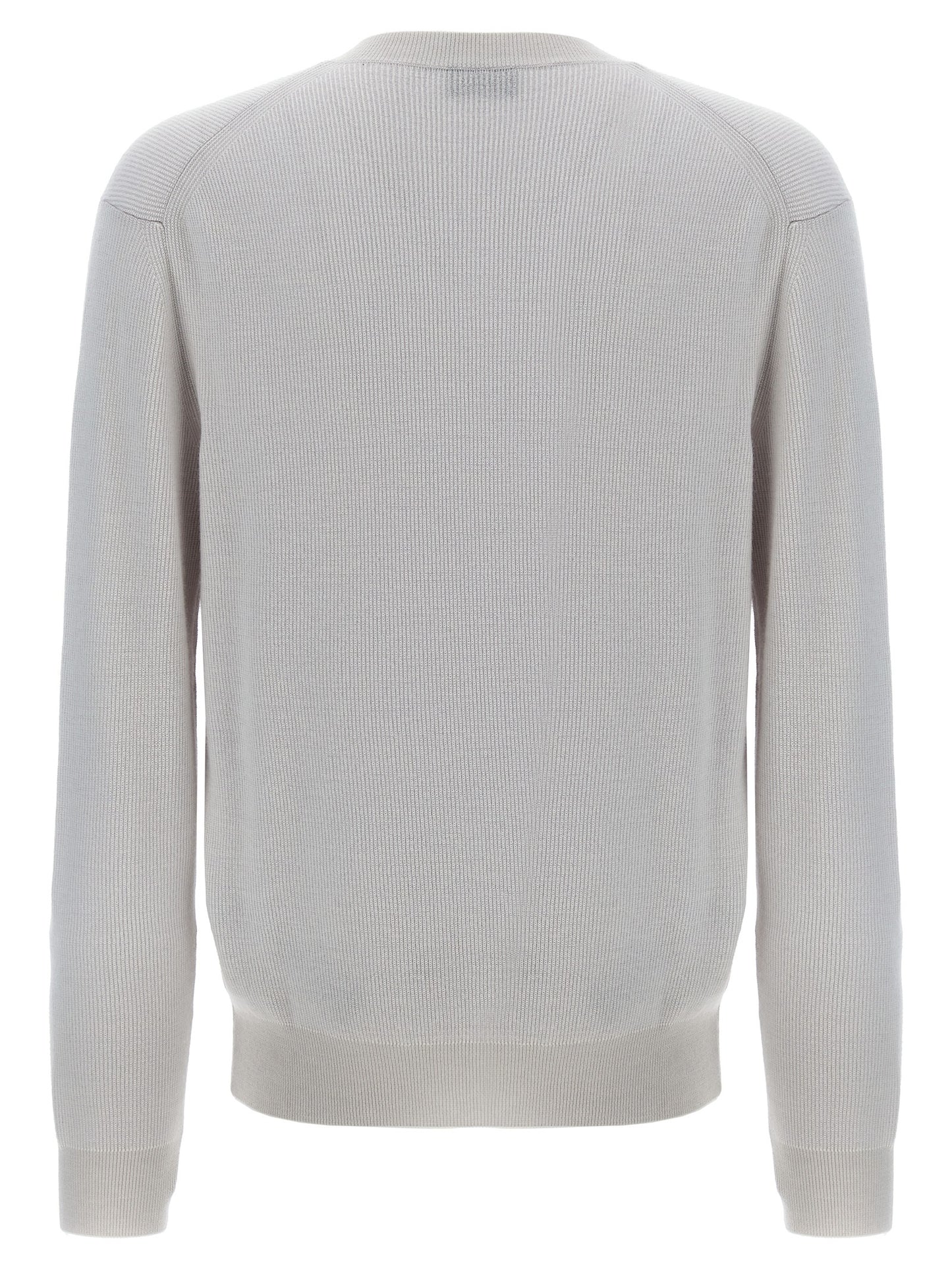 Brioni White Cashmere Cardigan