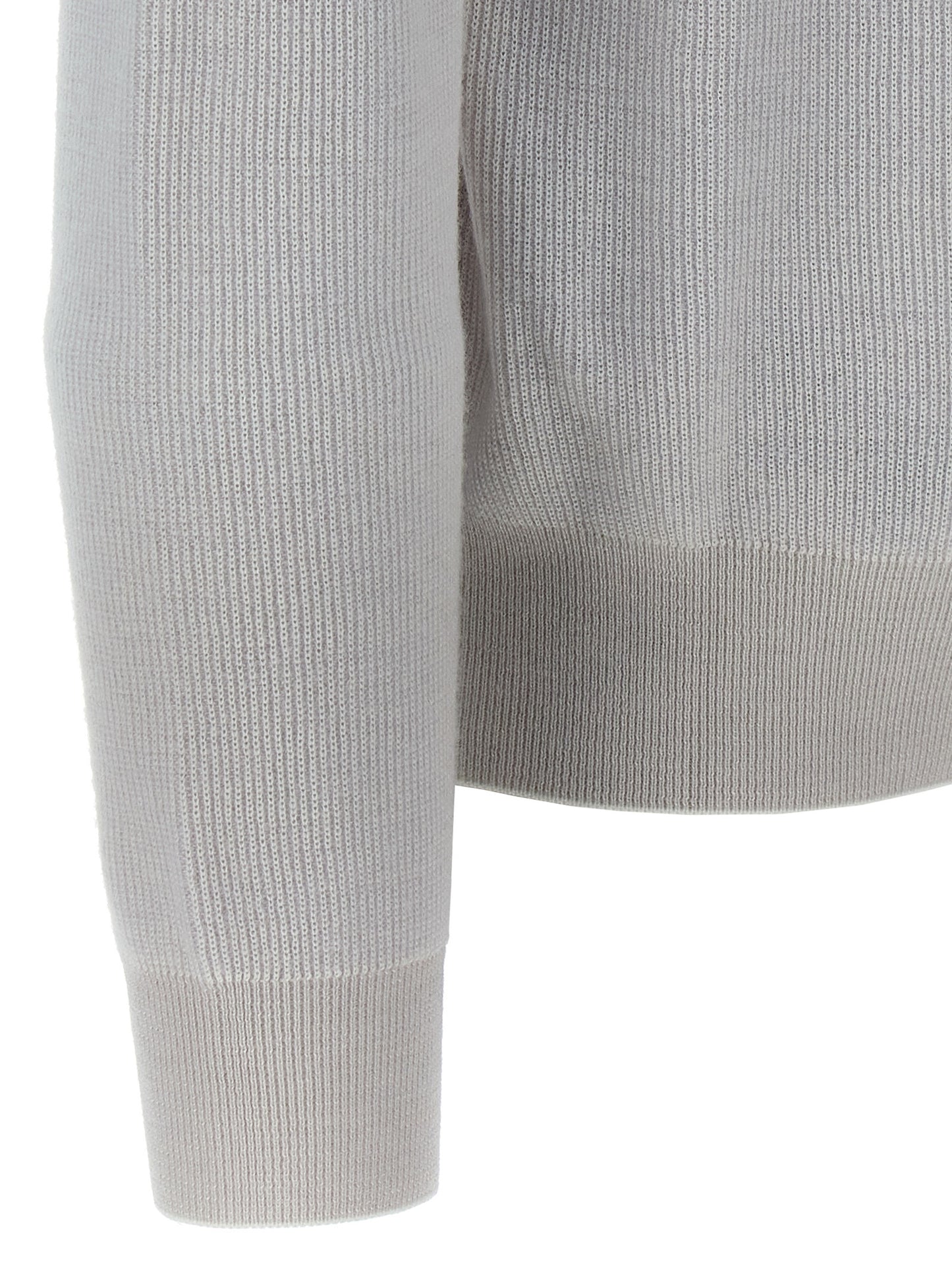 Brioni White Cashmere Cardigan