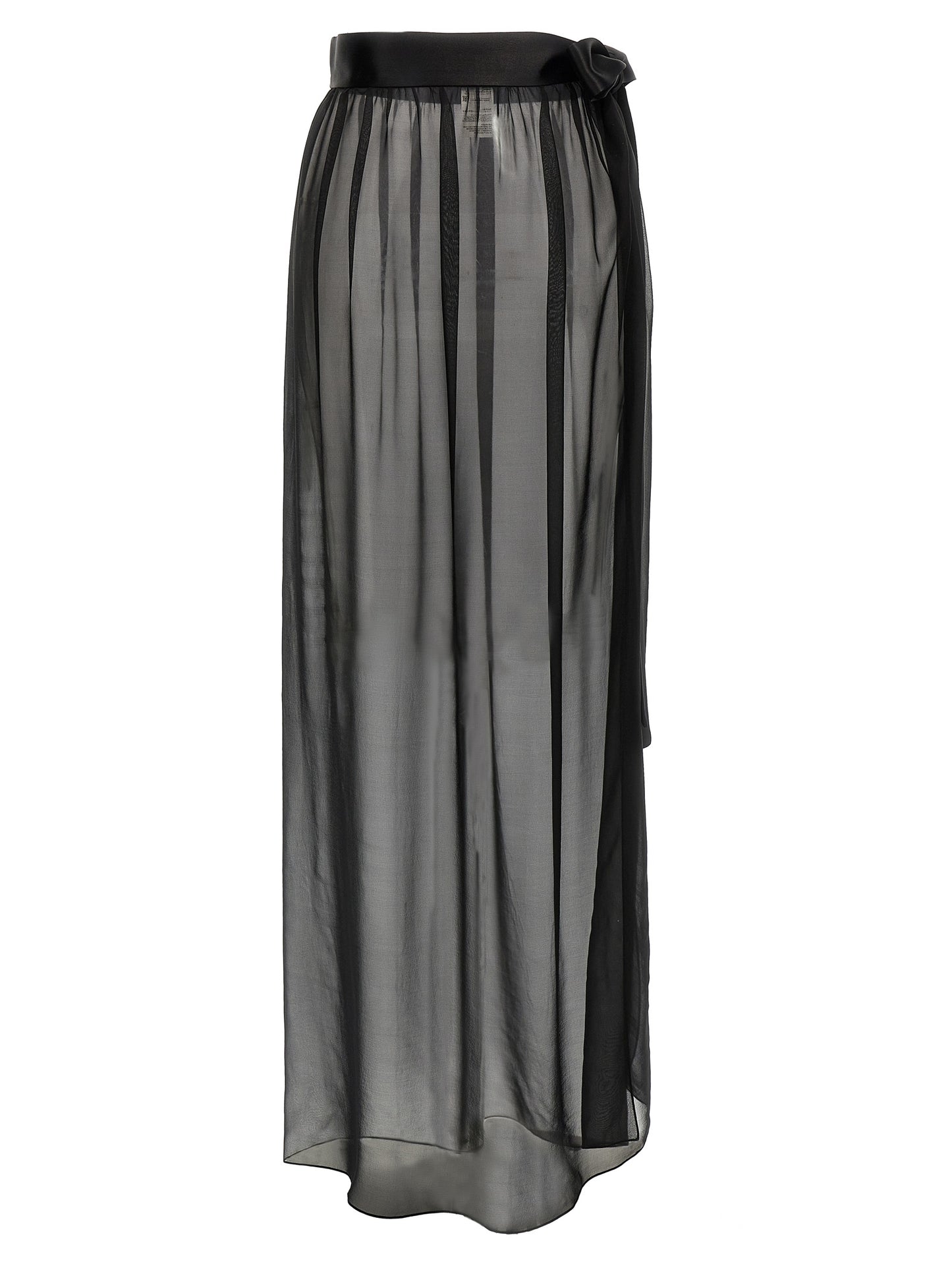 Dolce & Gabbana Black Silk Mini Skirt