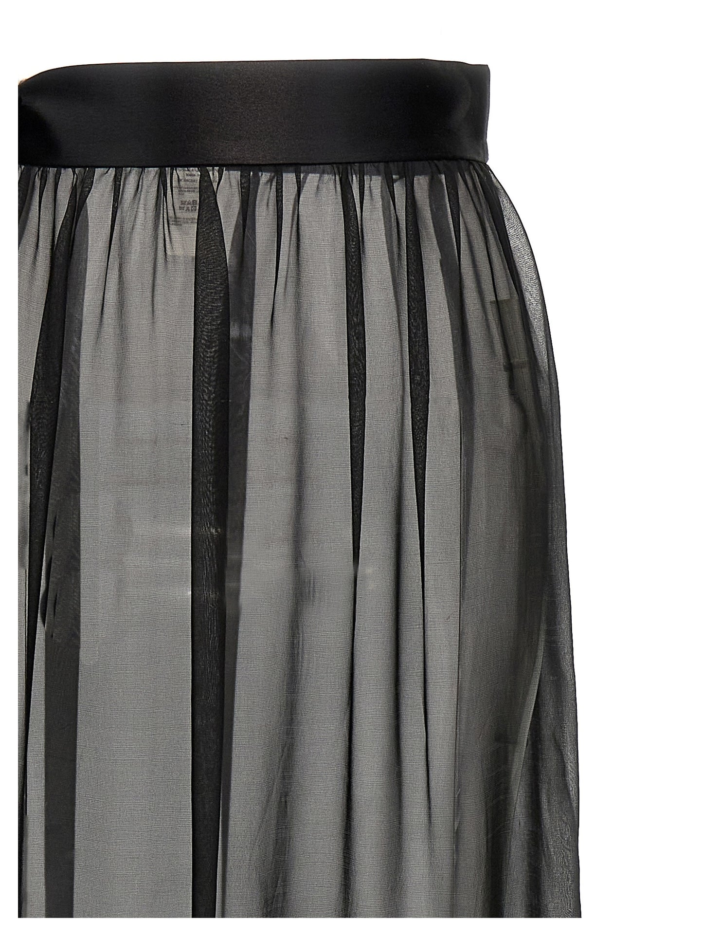 Dolce & Gabbana Black Silk Mini Skirt
