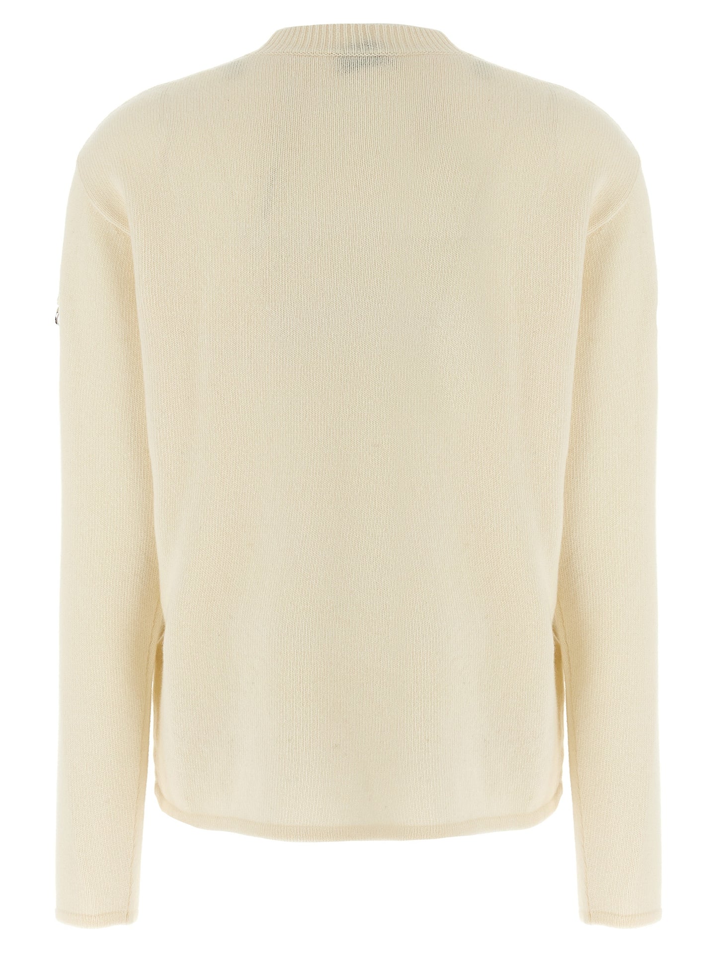 MONCLER GENIUS White Wool Cardigan
