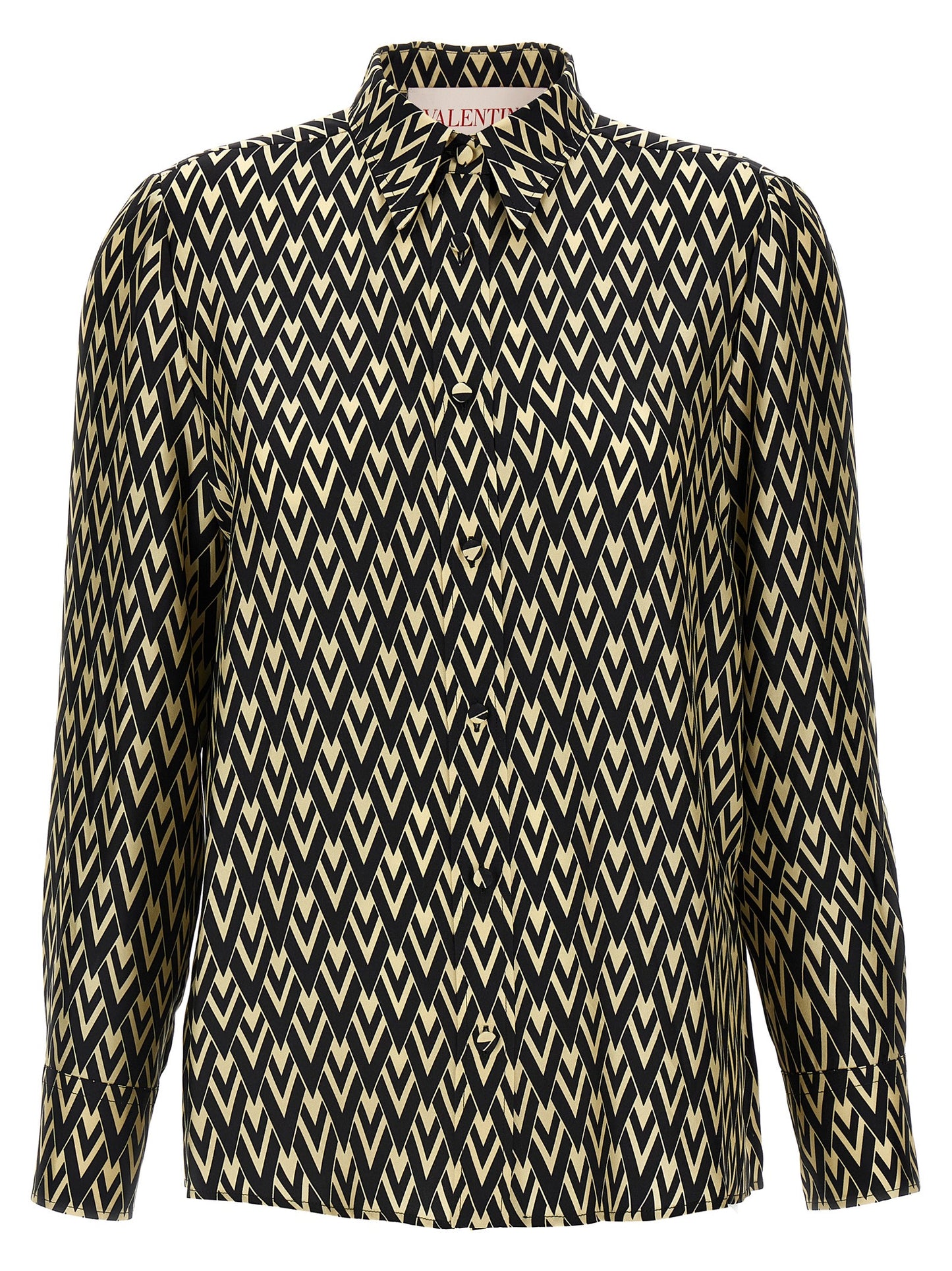 Valentino Garavani Bicolor Silk Blouse