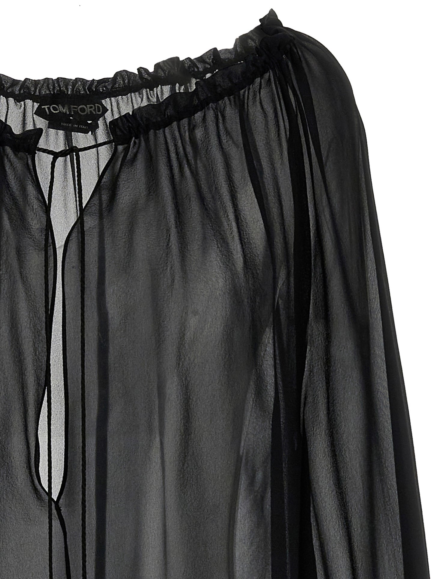 Tom Ford Black Silk Blouse