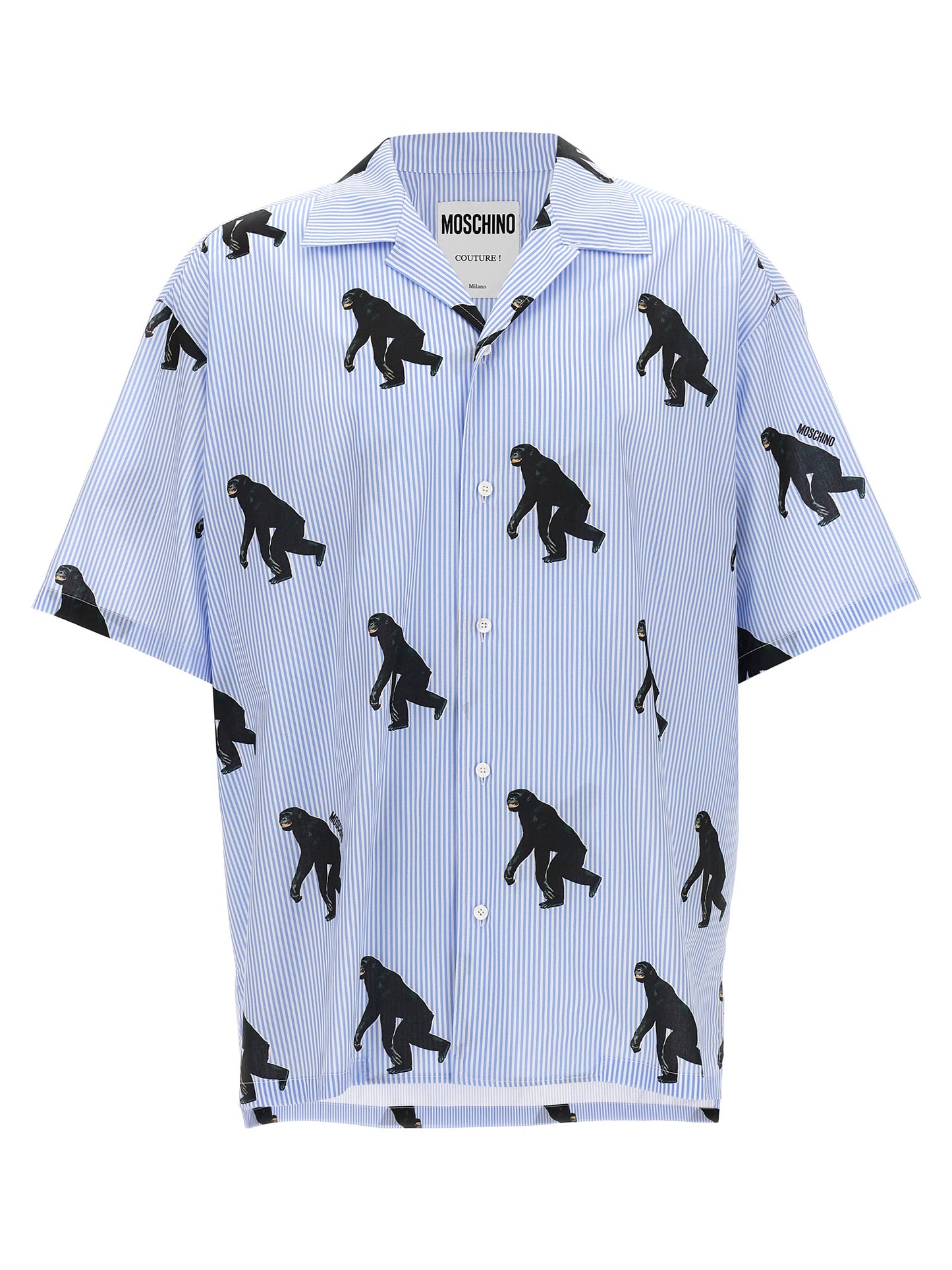 Moschino Blue Cotton Blouse