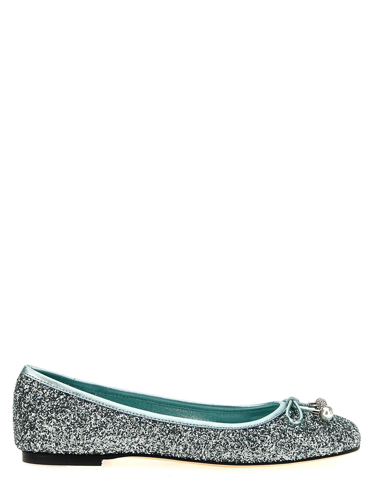 Jimmy Choo Bicolor Textile Ballet Flats