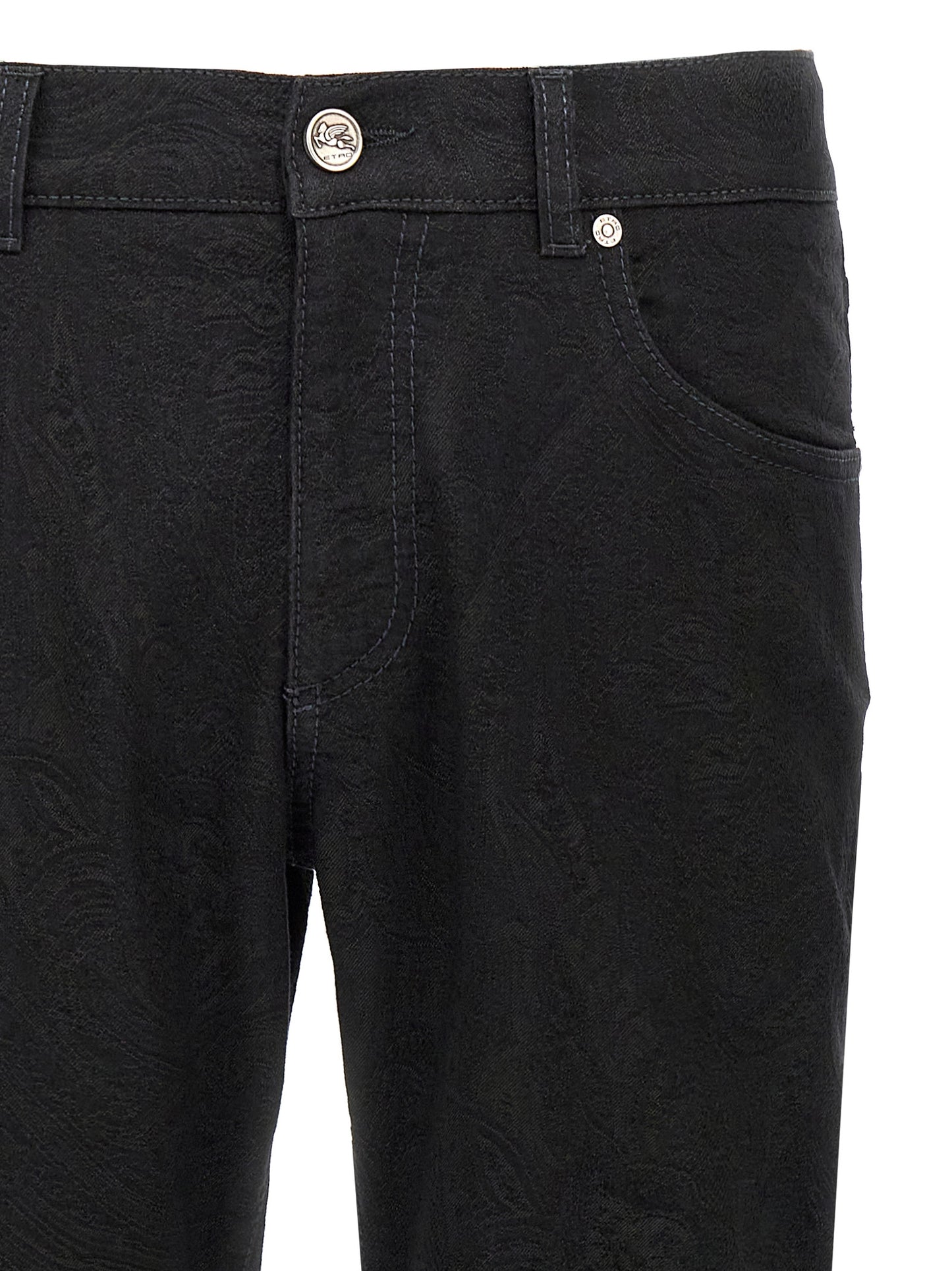 Etro Black Cotton Jeans Denim