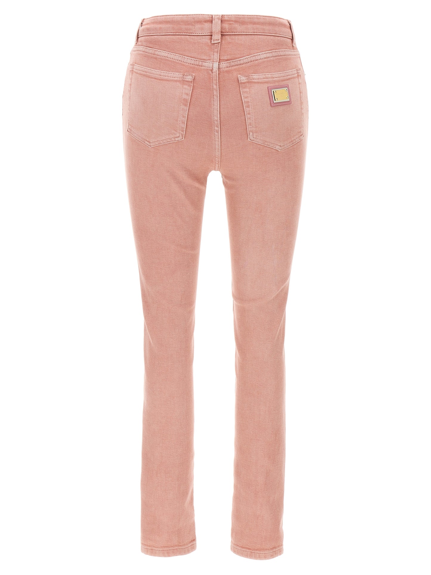 Dolce & Gabbana Multicolor Cotton High-Waisted Jean