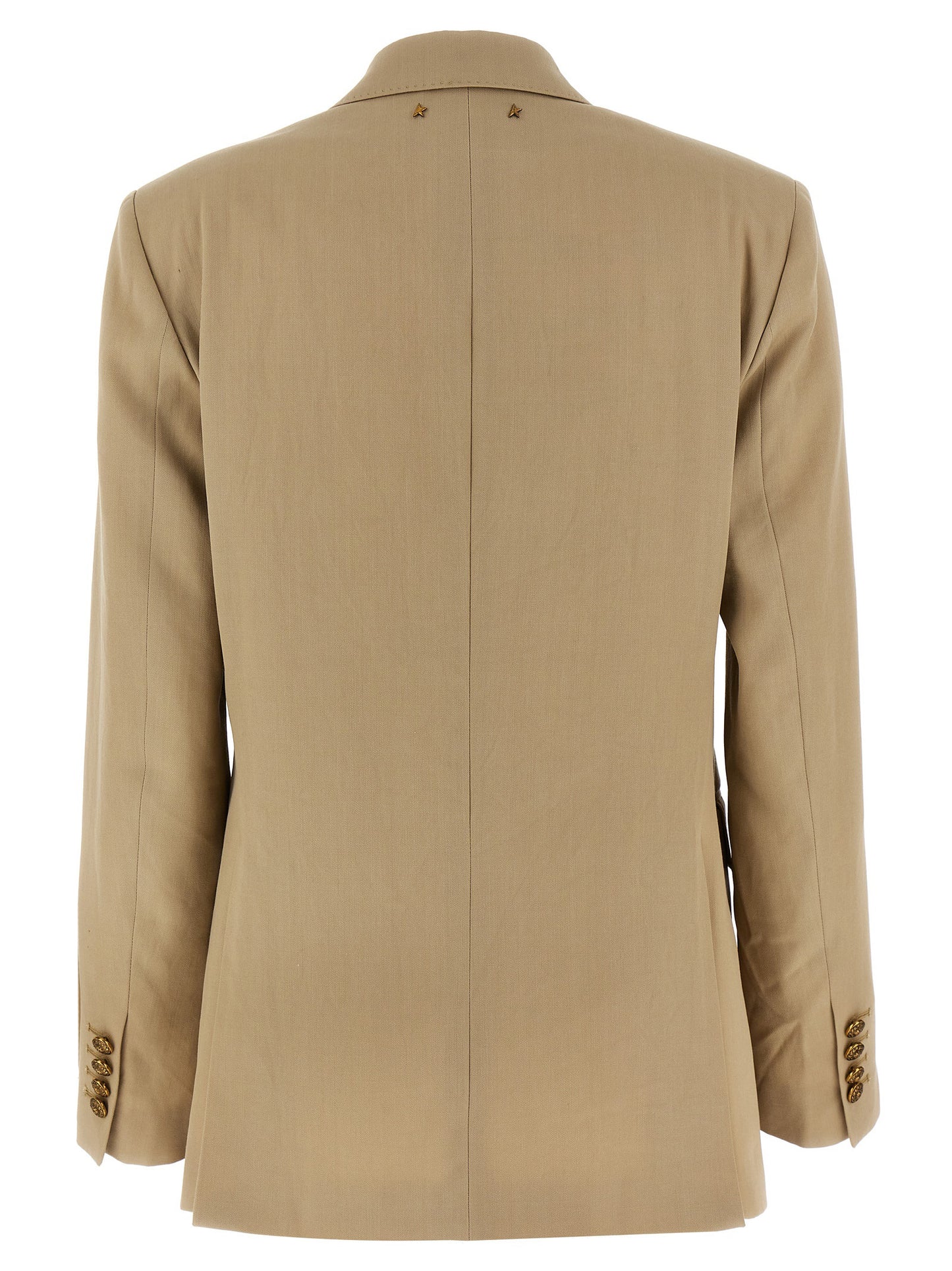 Golden Goose Beige Virgin Wool Blazer