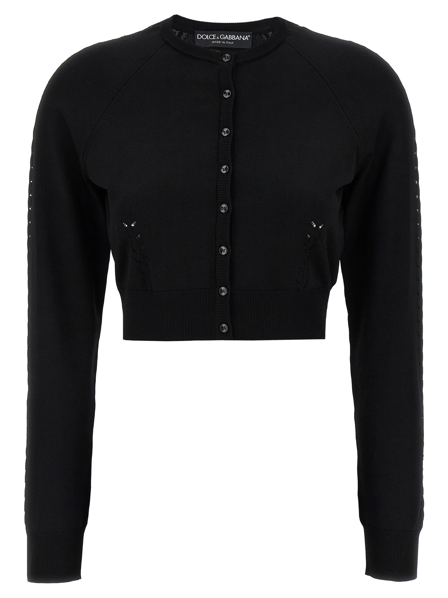 Dolce & Gabbana Black Viscose Cardigan