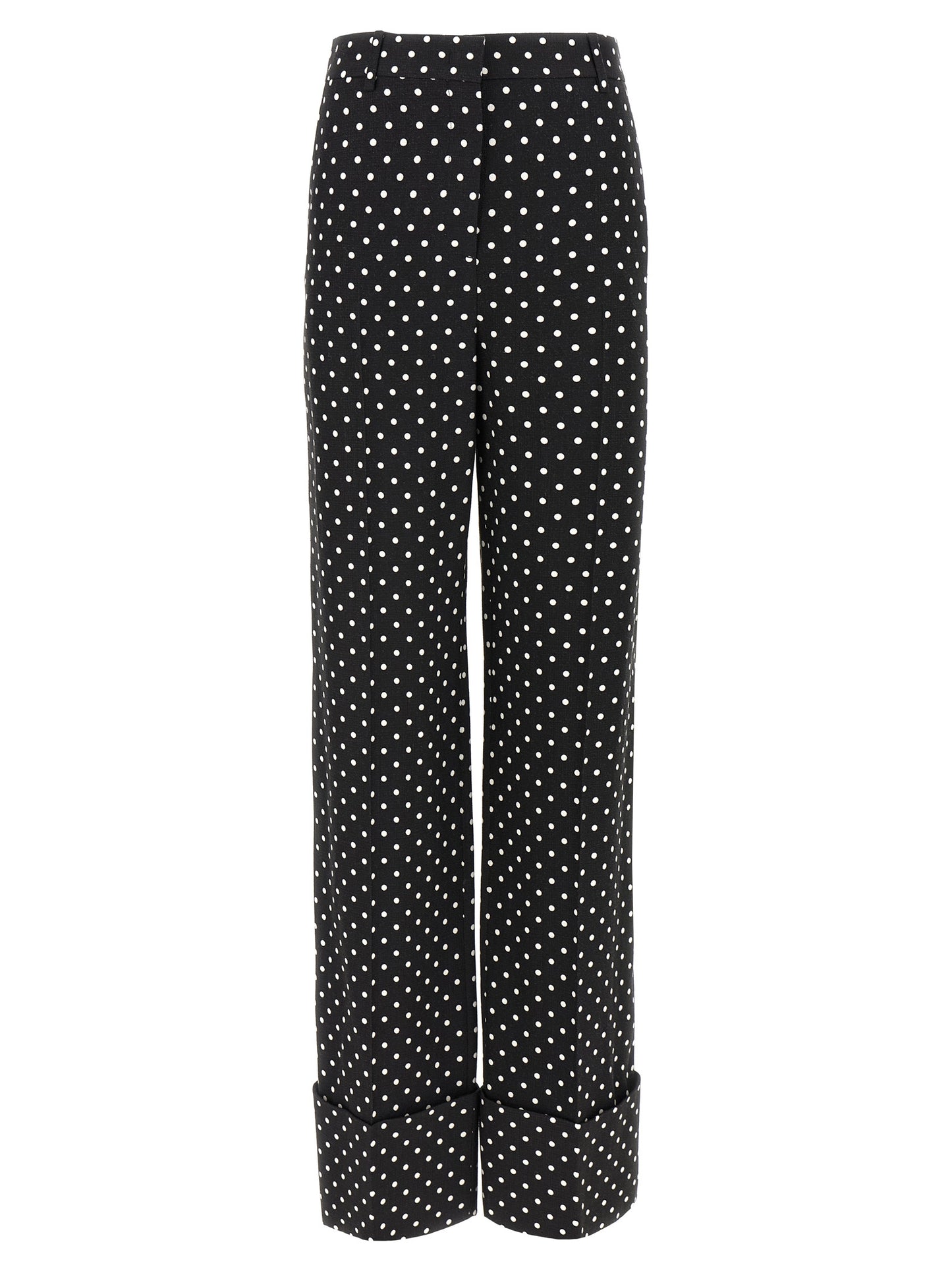 Valentino Garavani Bicolor Viscose Casual Pants