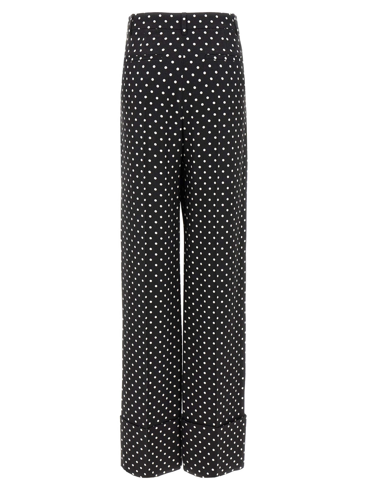 Valentino Garavani Bicolor Viscose Casual Pants