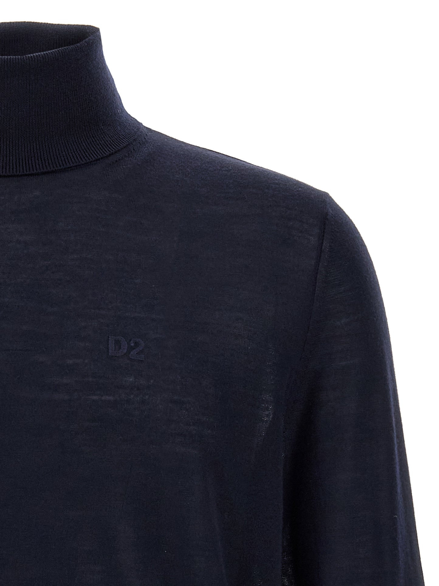 Dsquared² Blue Virgin Wool Cardigan