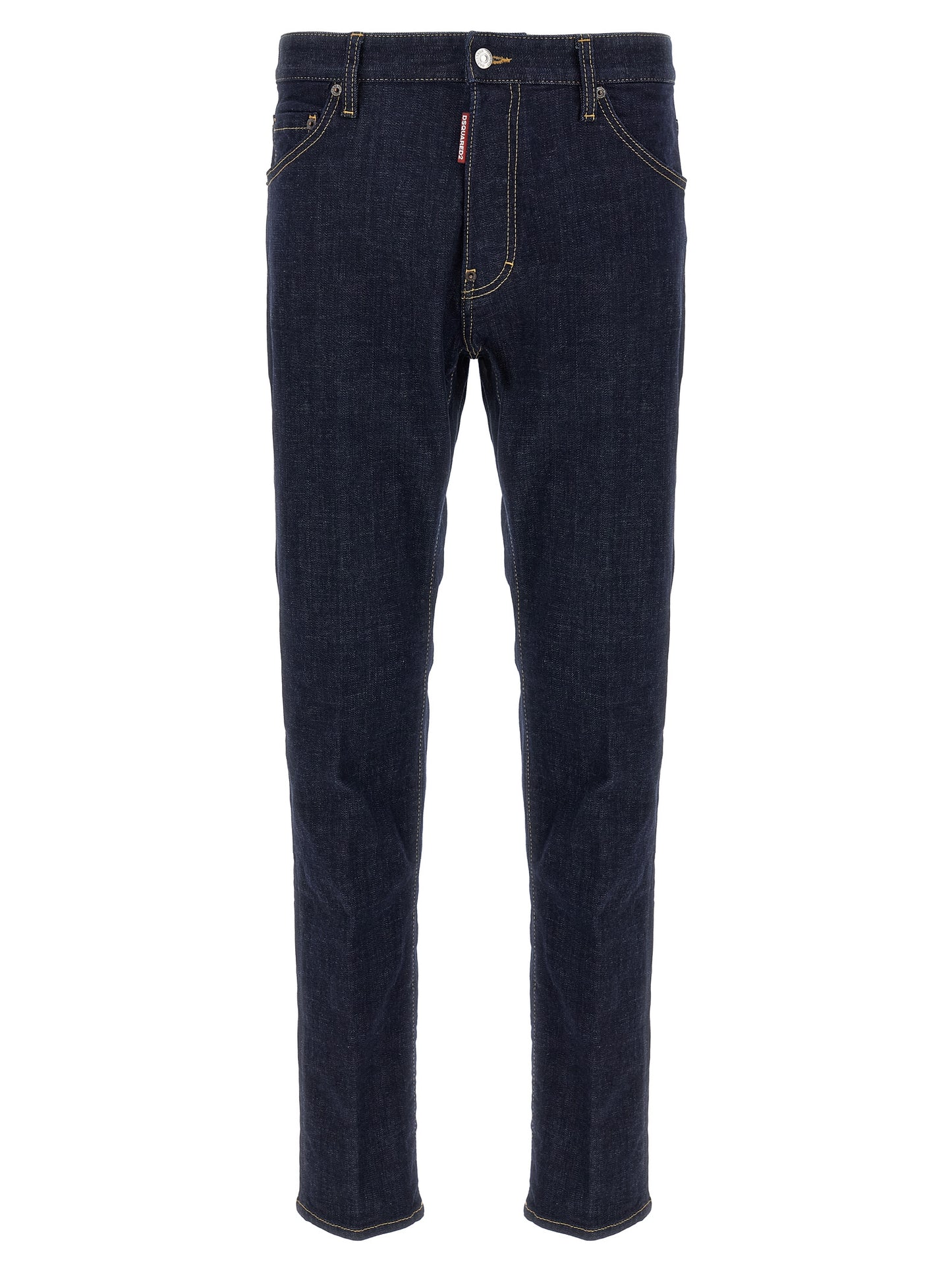 Dsquared² Blue Cotton Slim Fit Jeans