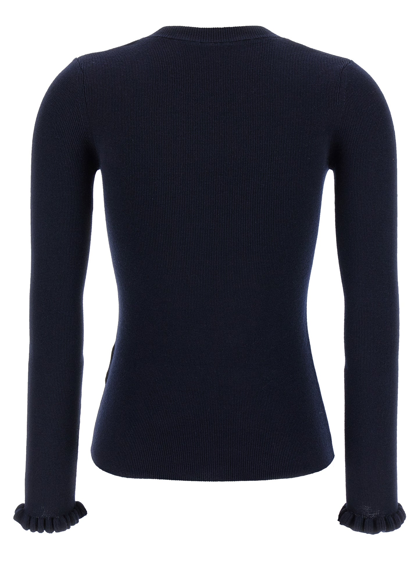 Valentino Garavani Blue Virgin Wool Cardigan