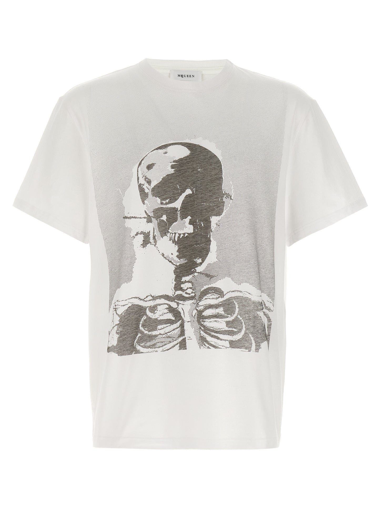 Alexander McQueen Bicolor Cotton T-Shirt