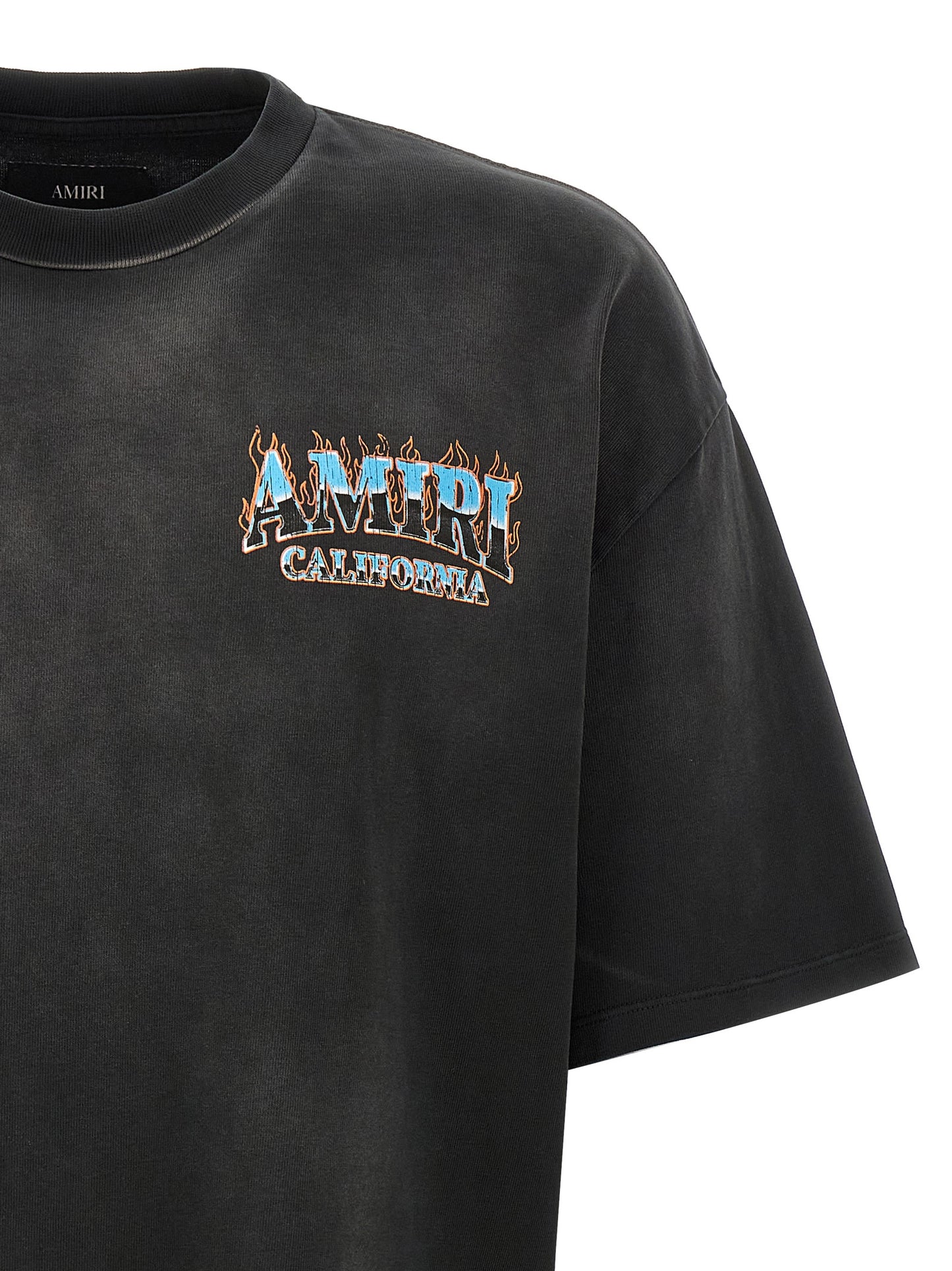 Amiri Black Cotton T-Shirt