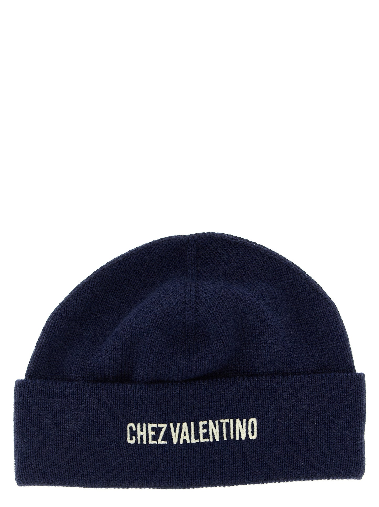 Valentino Garavani Blue Cotton Beanie
