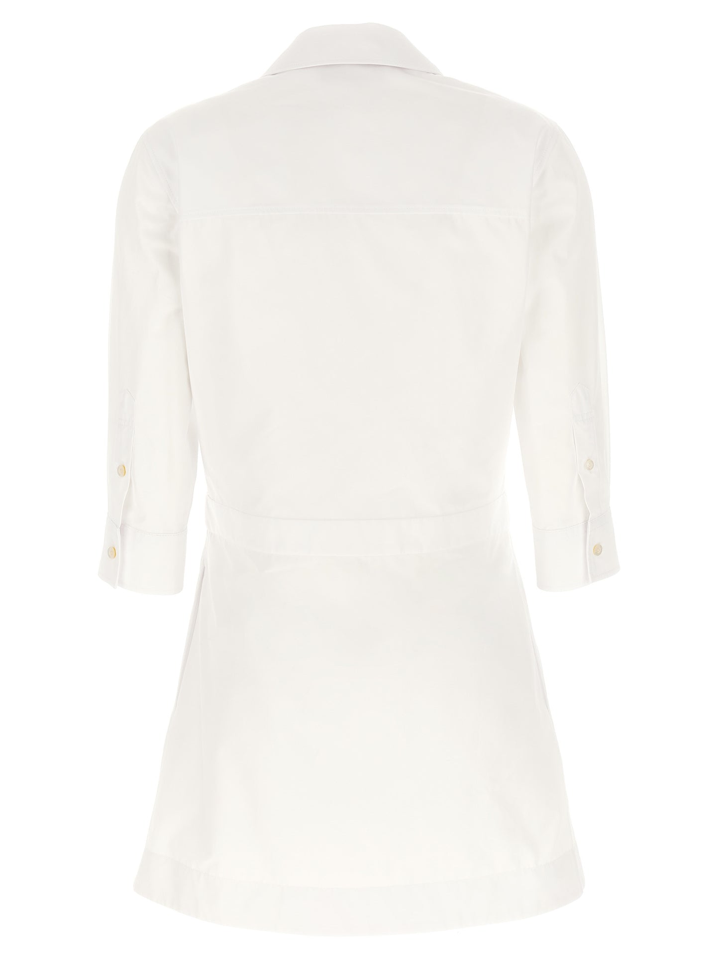 Gucci White Cotton Short Dress