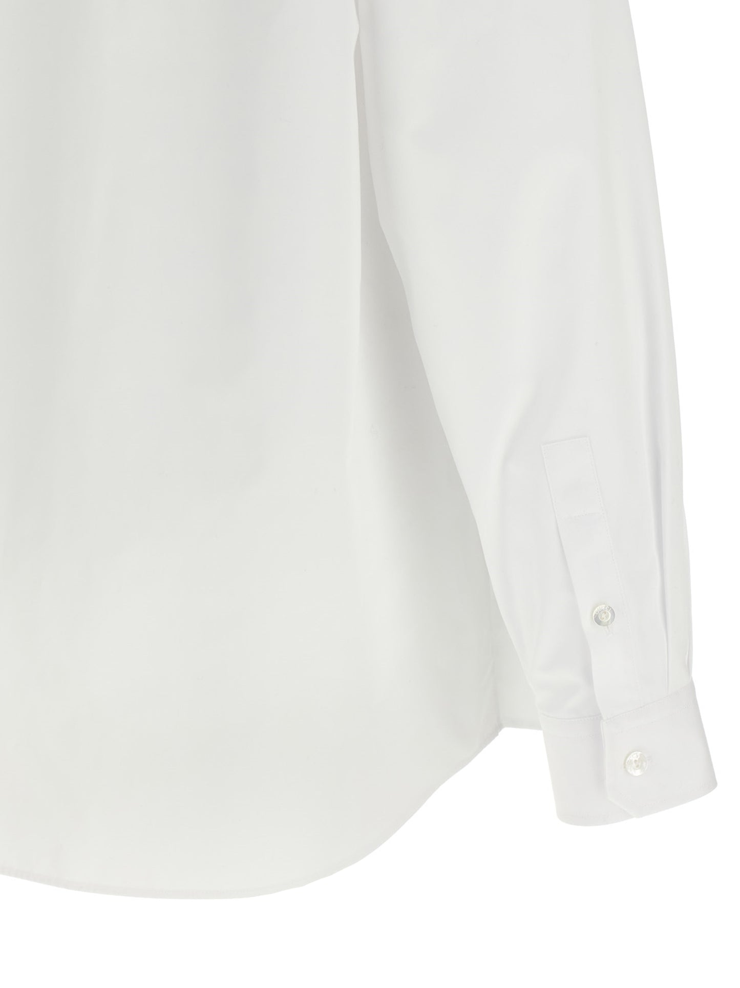 Gucci White Cotton Blouse