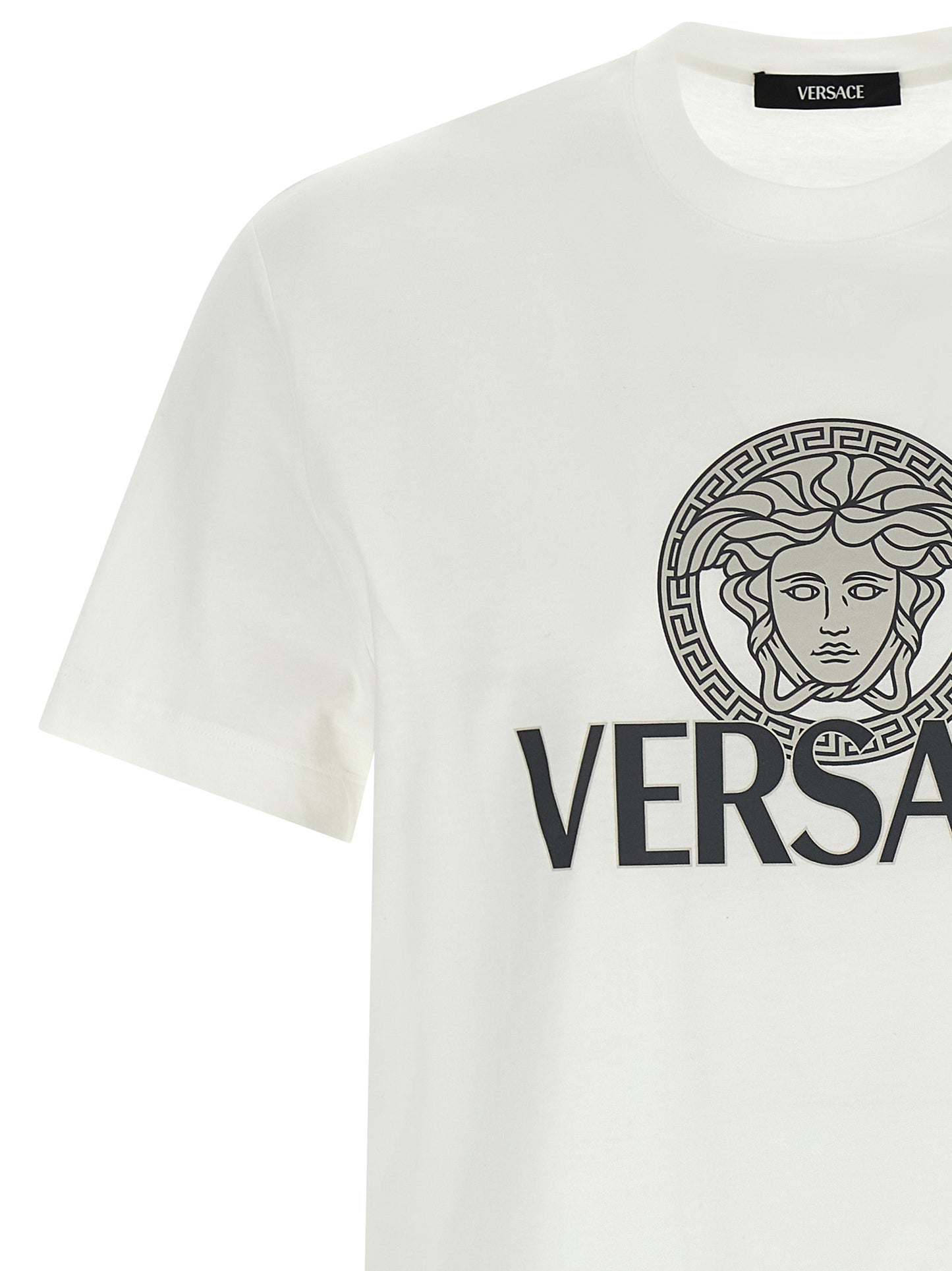 Versace Bicolor Cotton T-Shirt