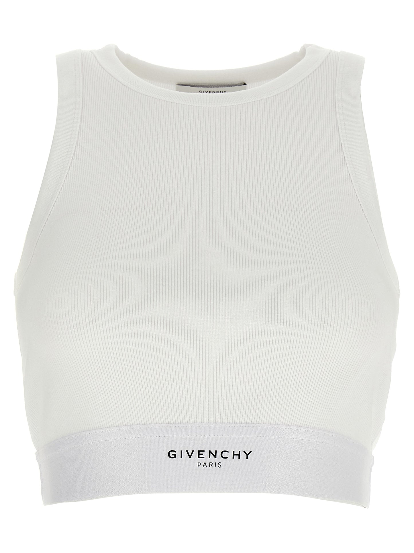 Givenchy White Cotton Tank Tops