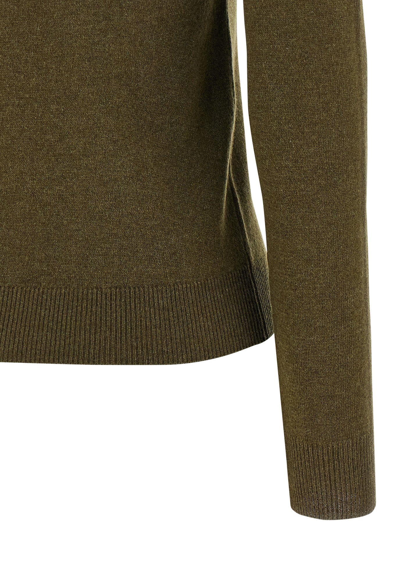 Saint Laurent Bicolor Cashmere Cardigan
