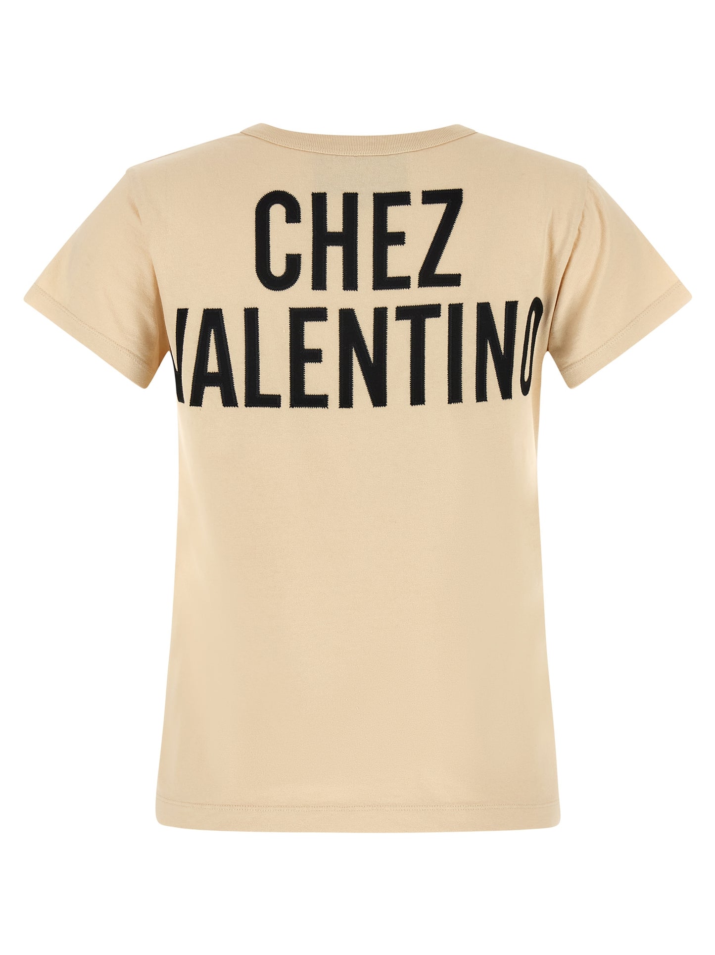 Valentino Garavani Beige Cotton T-Shirt