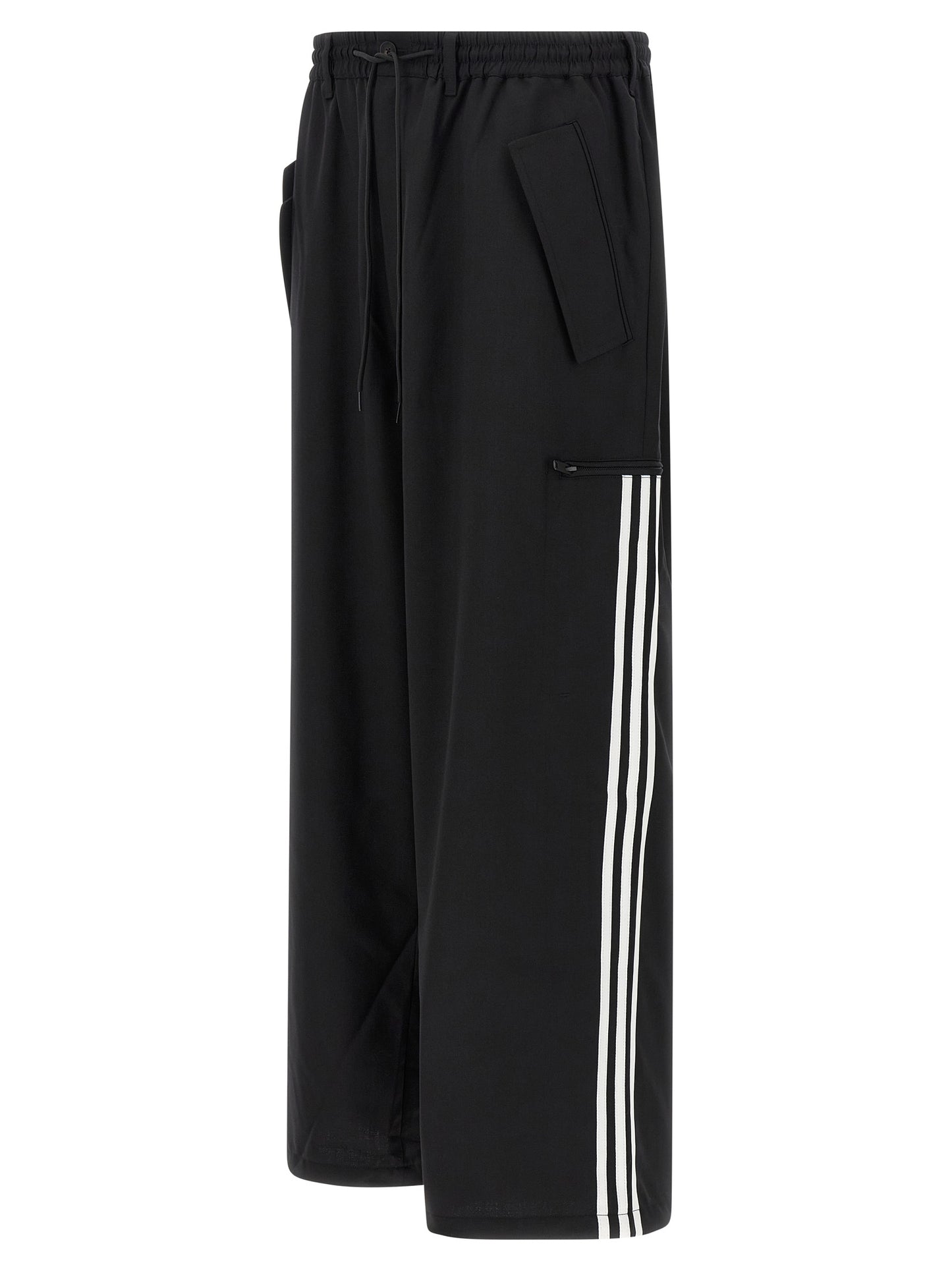 Y-3 Black Polyester Casual Pants