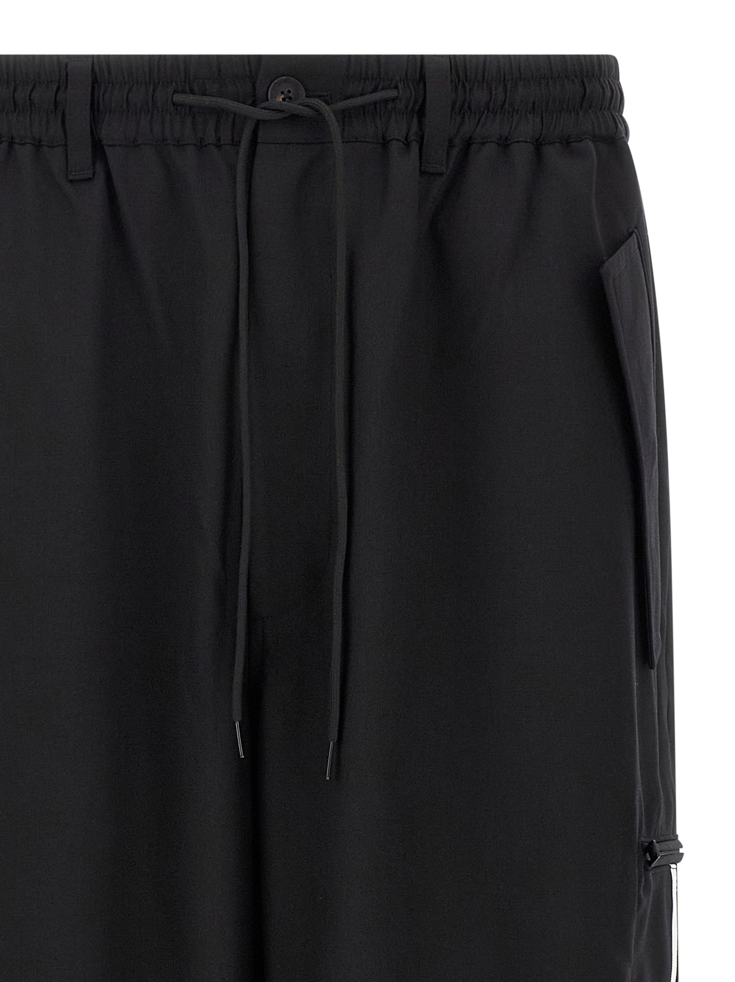 Y-3 Black Polyester Casual Pants