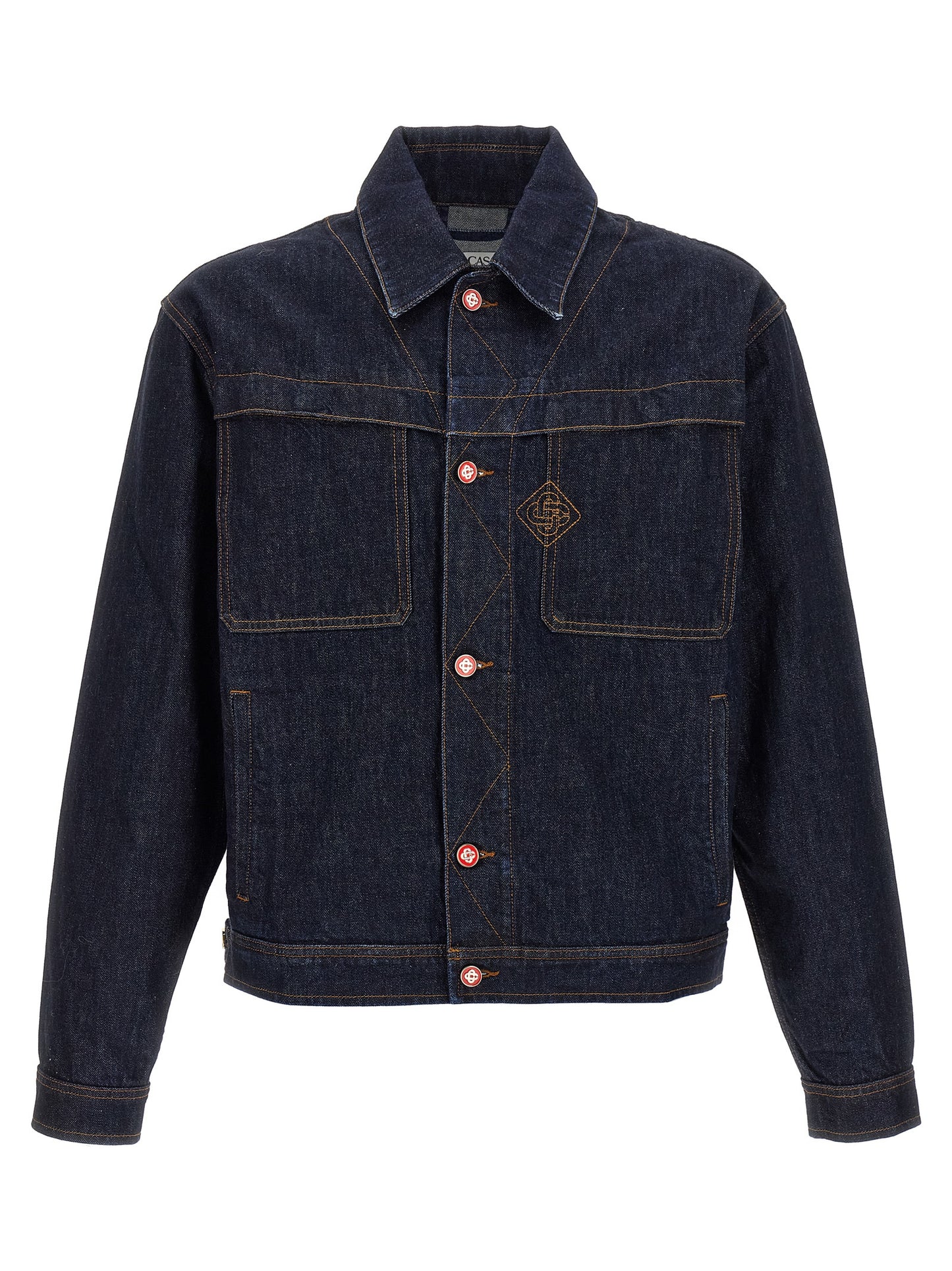 Casablanca Blue Cotton Denim Jacket