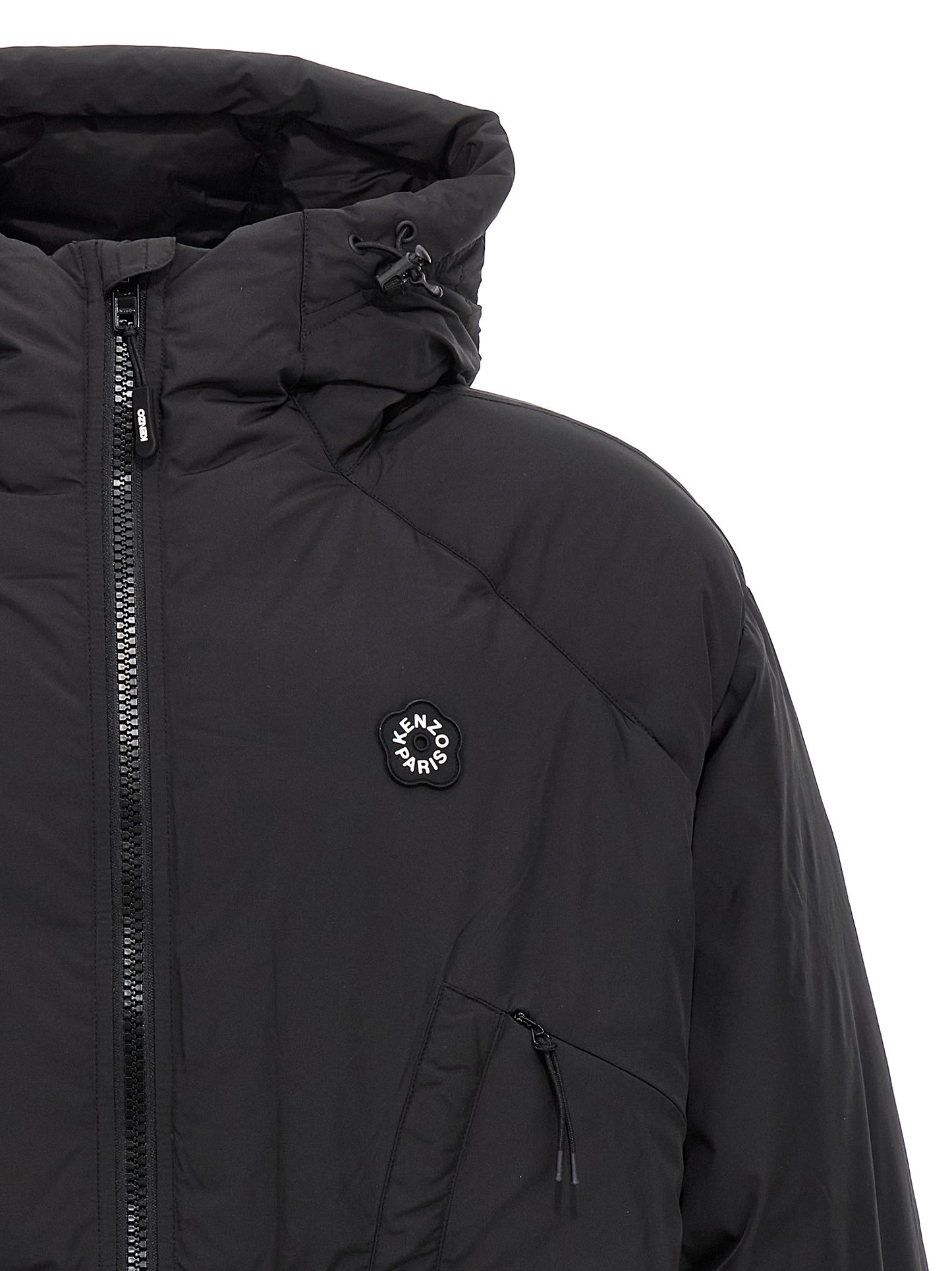 Kenzo Black Polyester Shell Jacket