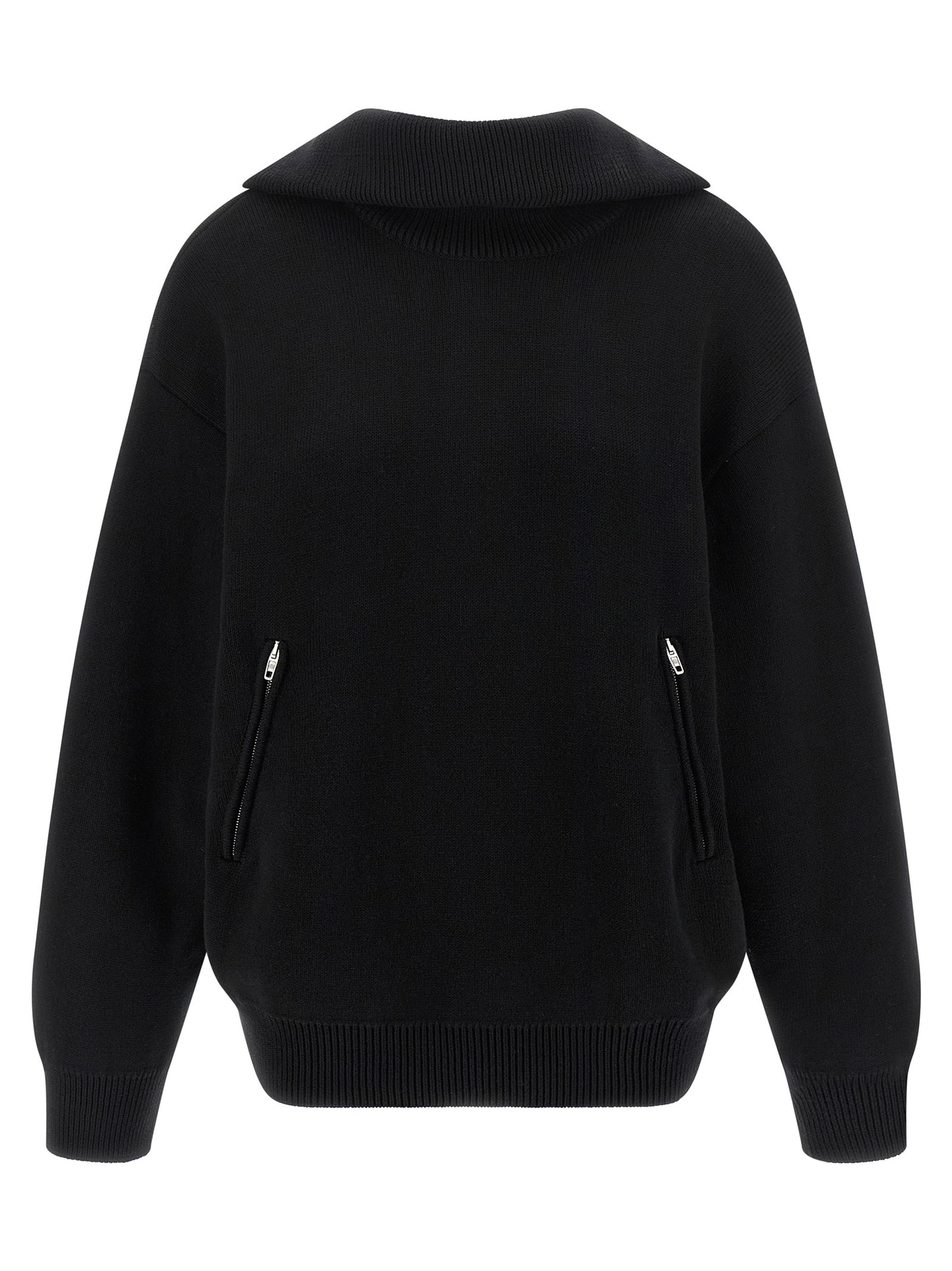 Balenciaga Black Cotton Cardigan