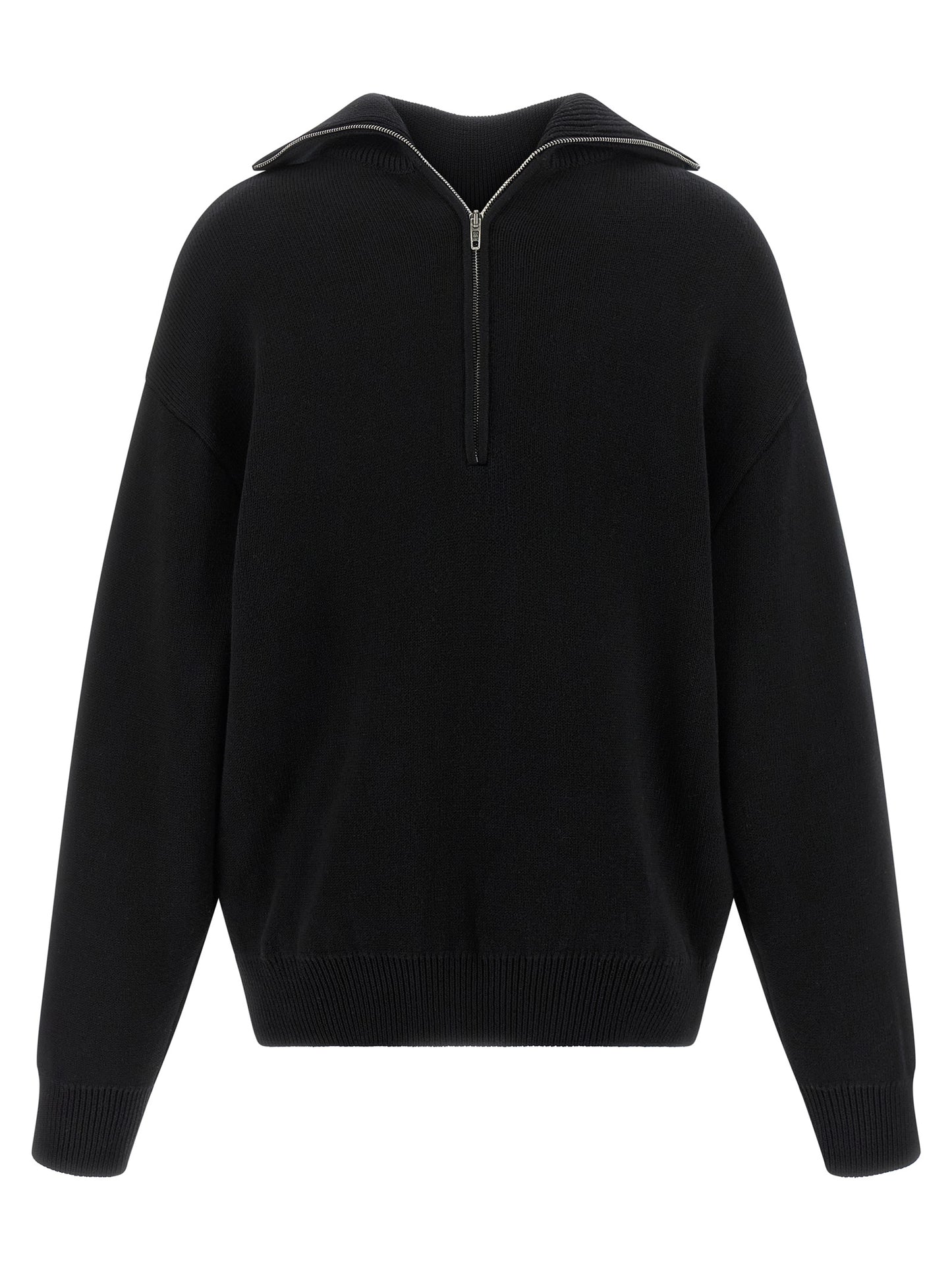 Balenciaga Black Cotton Cardigan