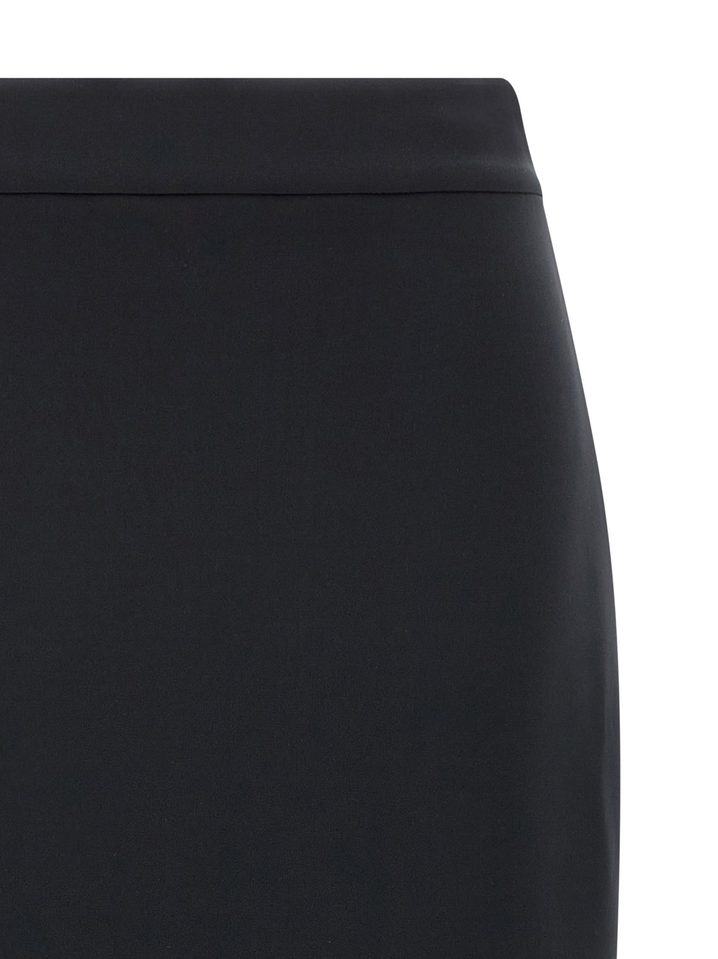 MONCLER GENIUS Black Polyester Midi Skirt