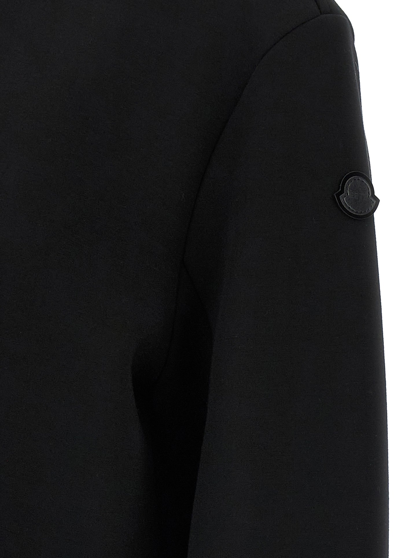 MONCLER GENIUS Black Viscose Sweatshirt