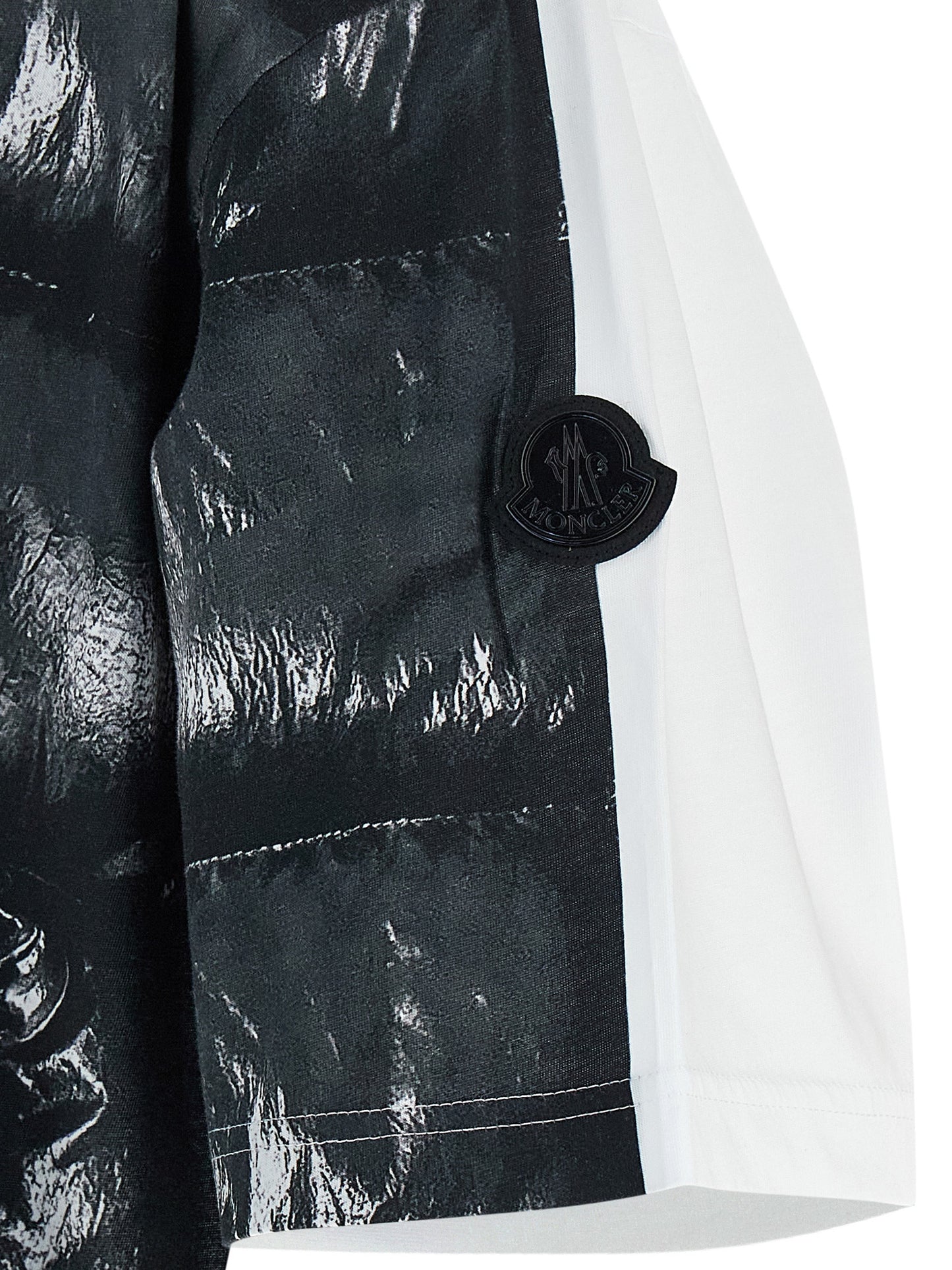 MONCLER GENIUS Black Cotton T-Shirt