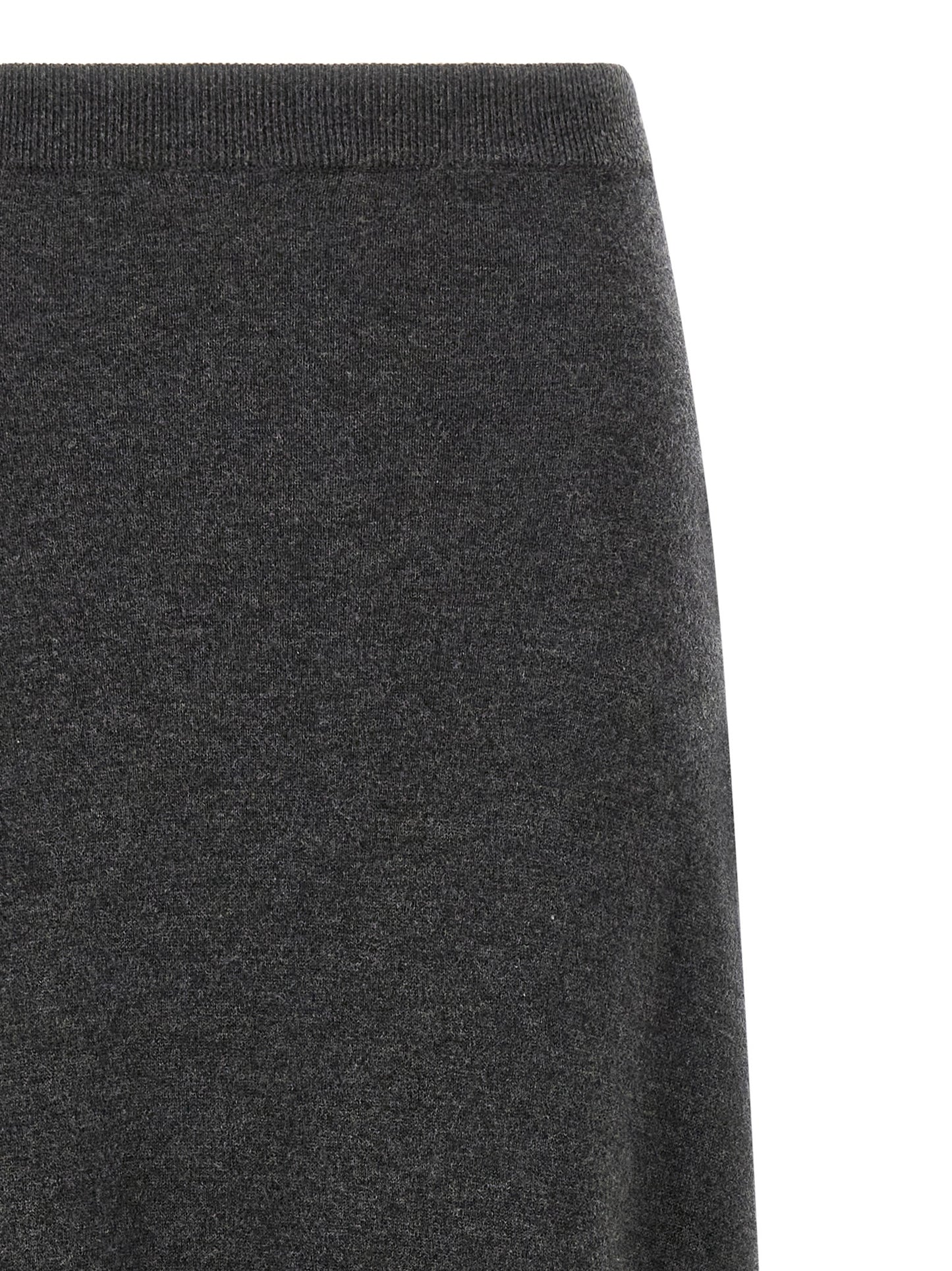 Balenciaga Gray Wool Mini Skirt