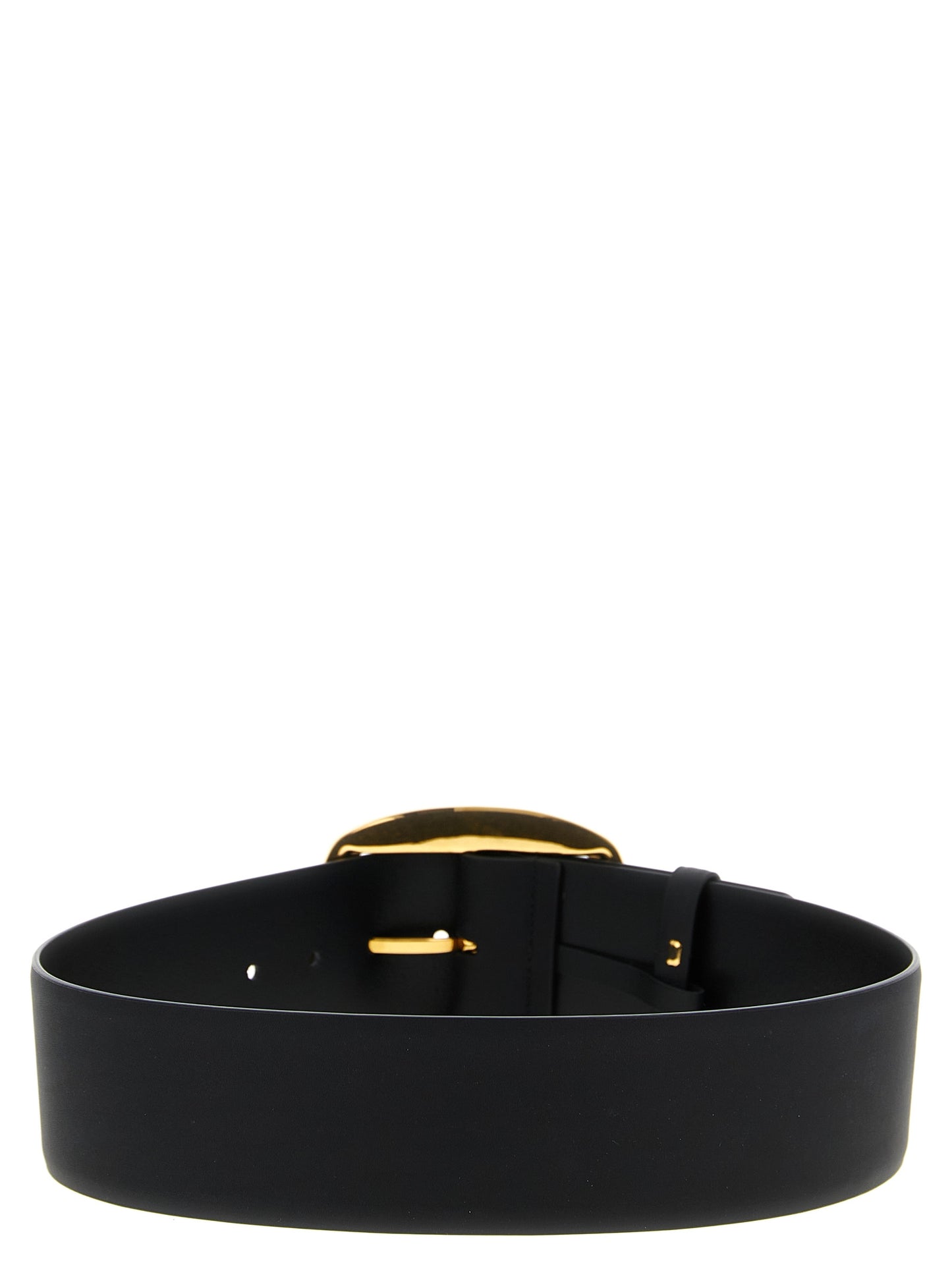 Dolce & Gabbana Black Calfskin Regular Belt