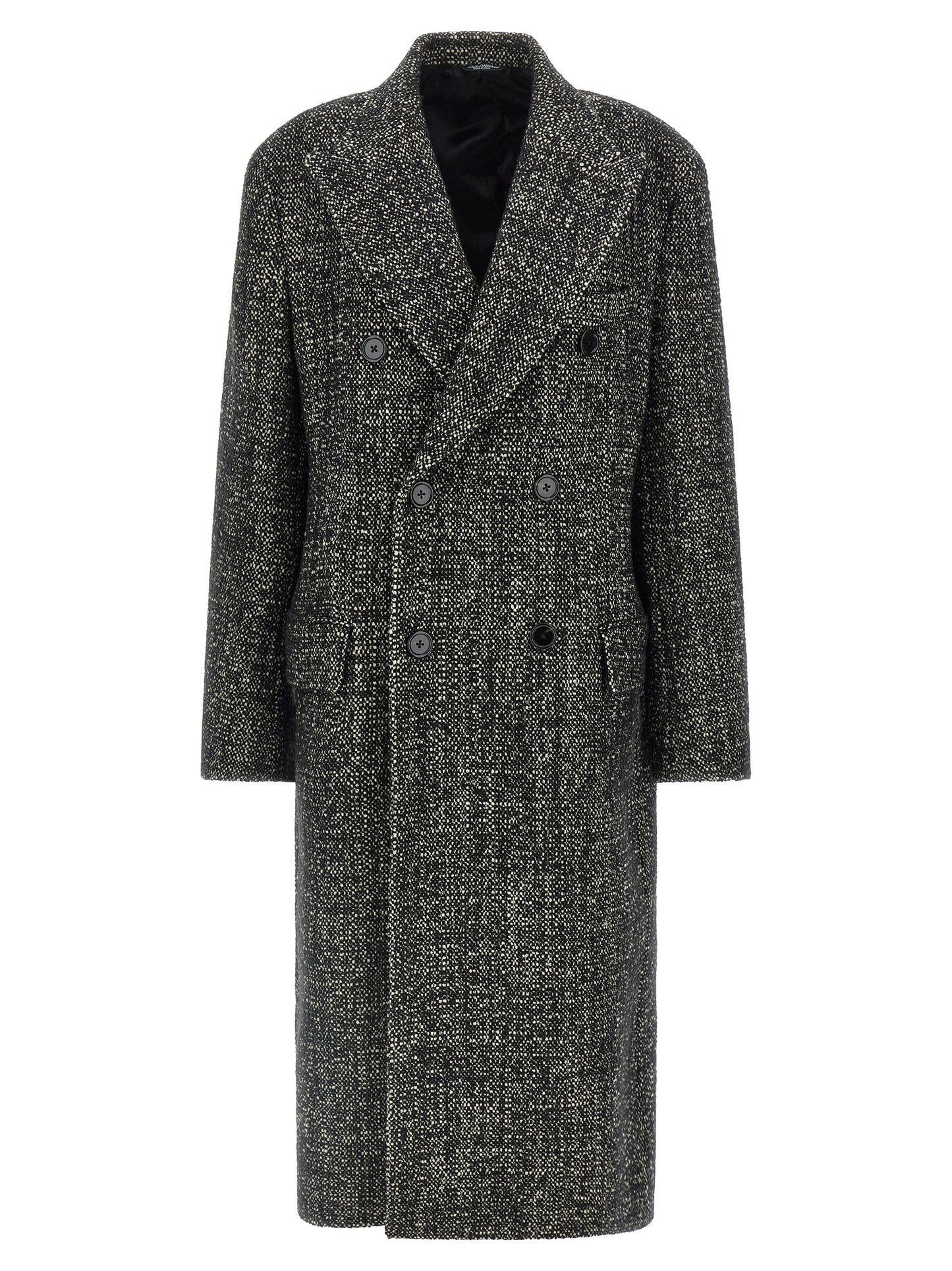 Dolce & Gabbana Bicolor Polyamide Coat