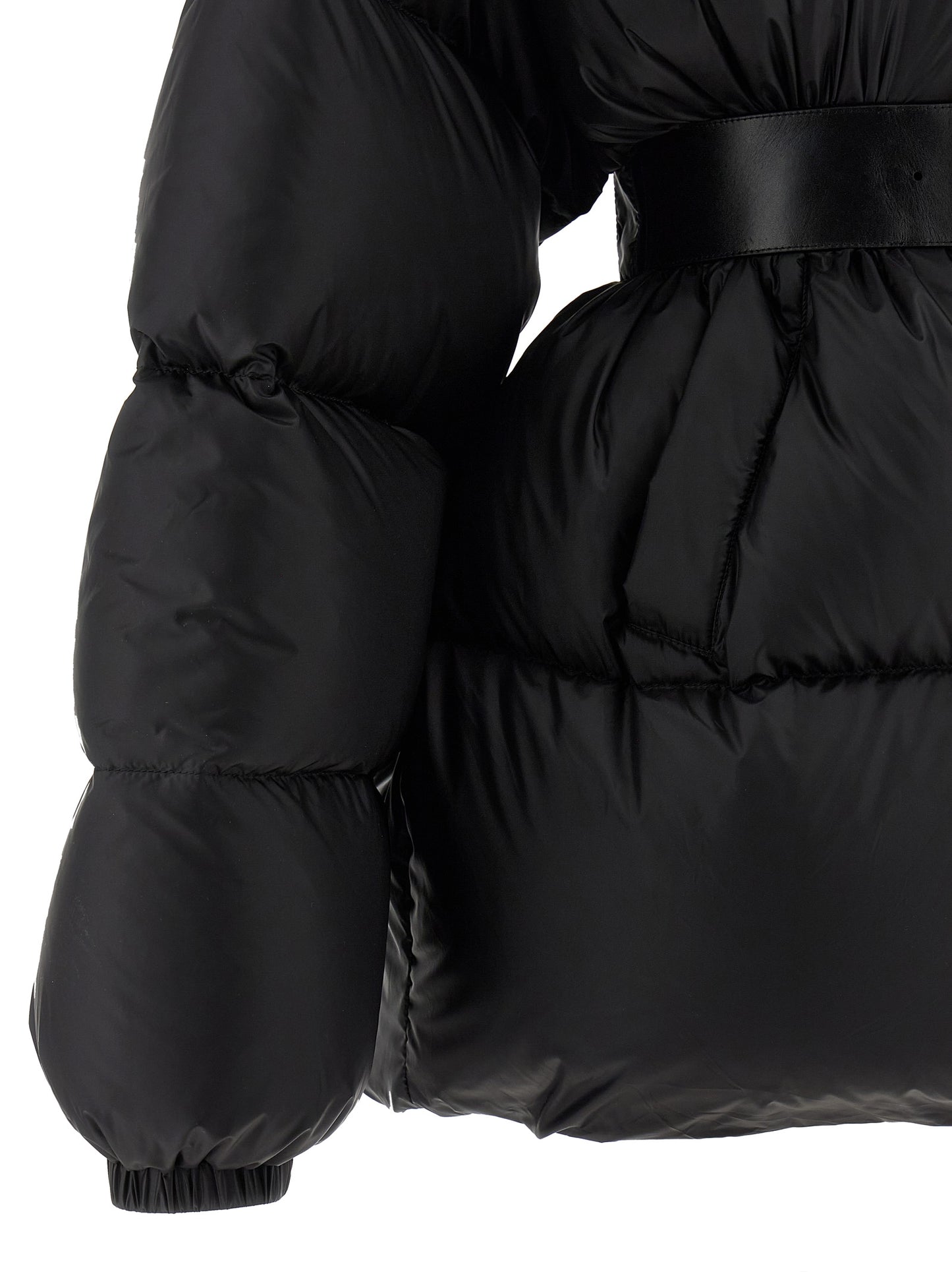 Balenciaga Black Polyamide Full-Length Jacket