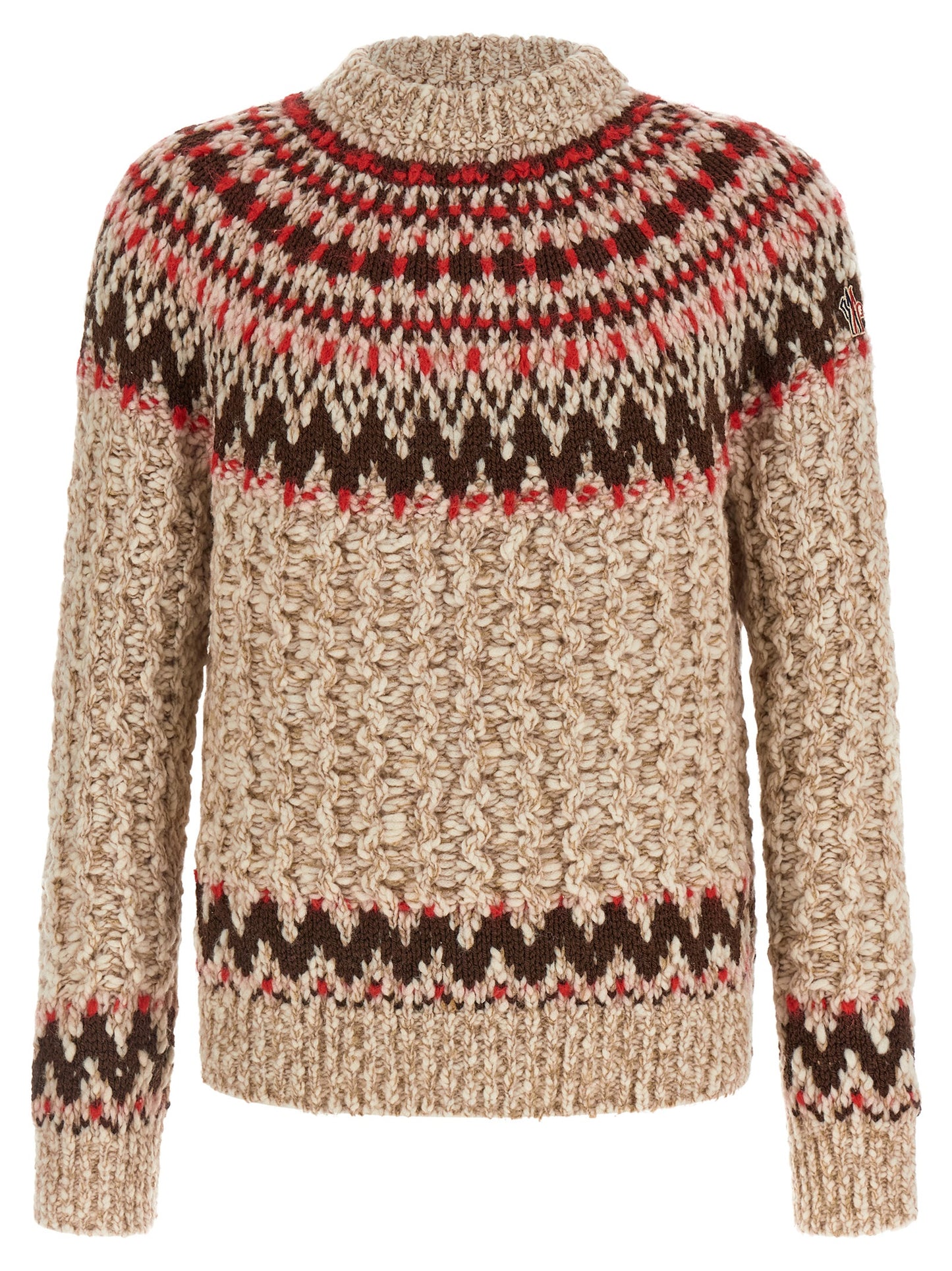 Moncler Grenoble Multicolor Wool Cardigan